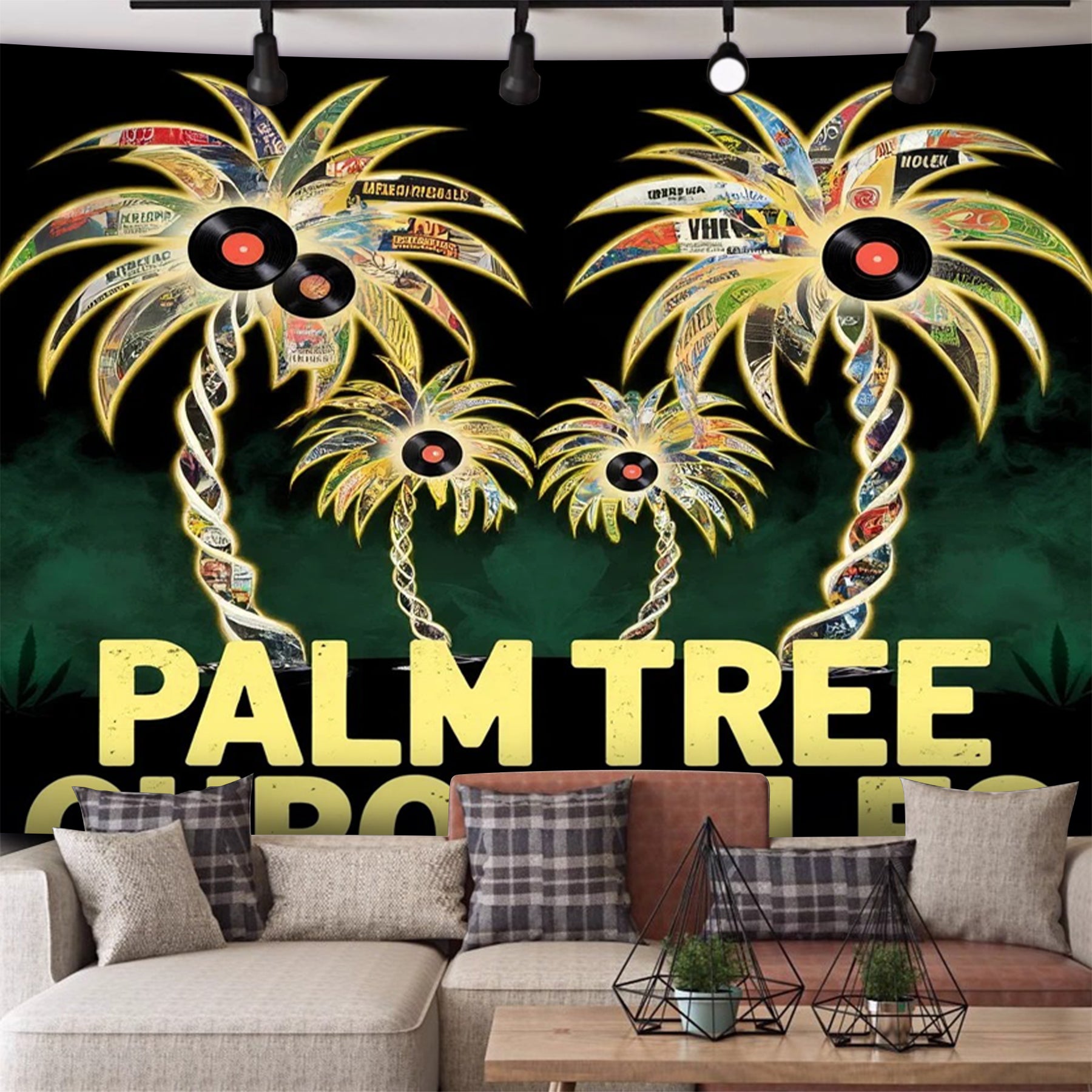 Coconut Grove Records Fashion Wall Haning Decoration Tapestry