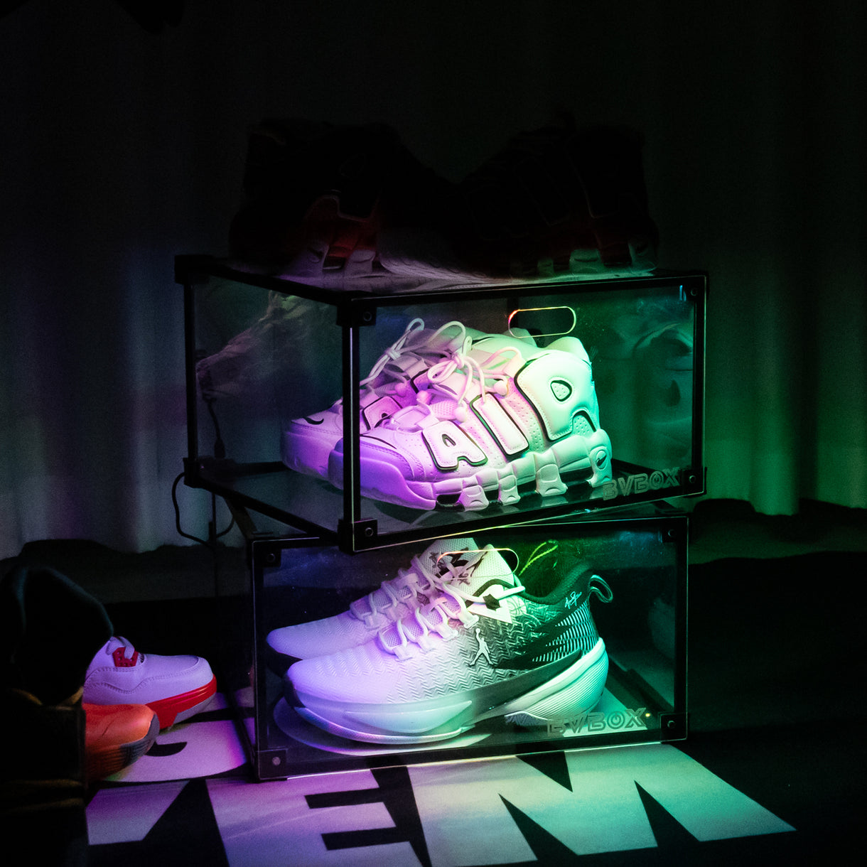 LED Voice-Controlled Drop Side Sneaker Display Box – BVBOX®