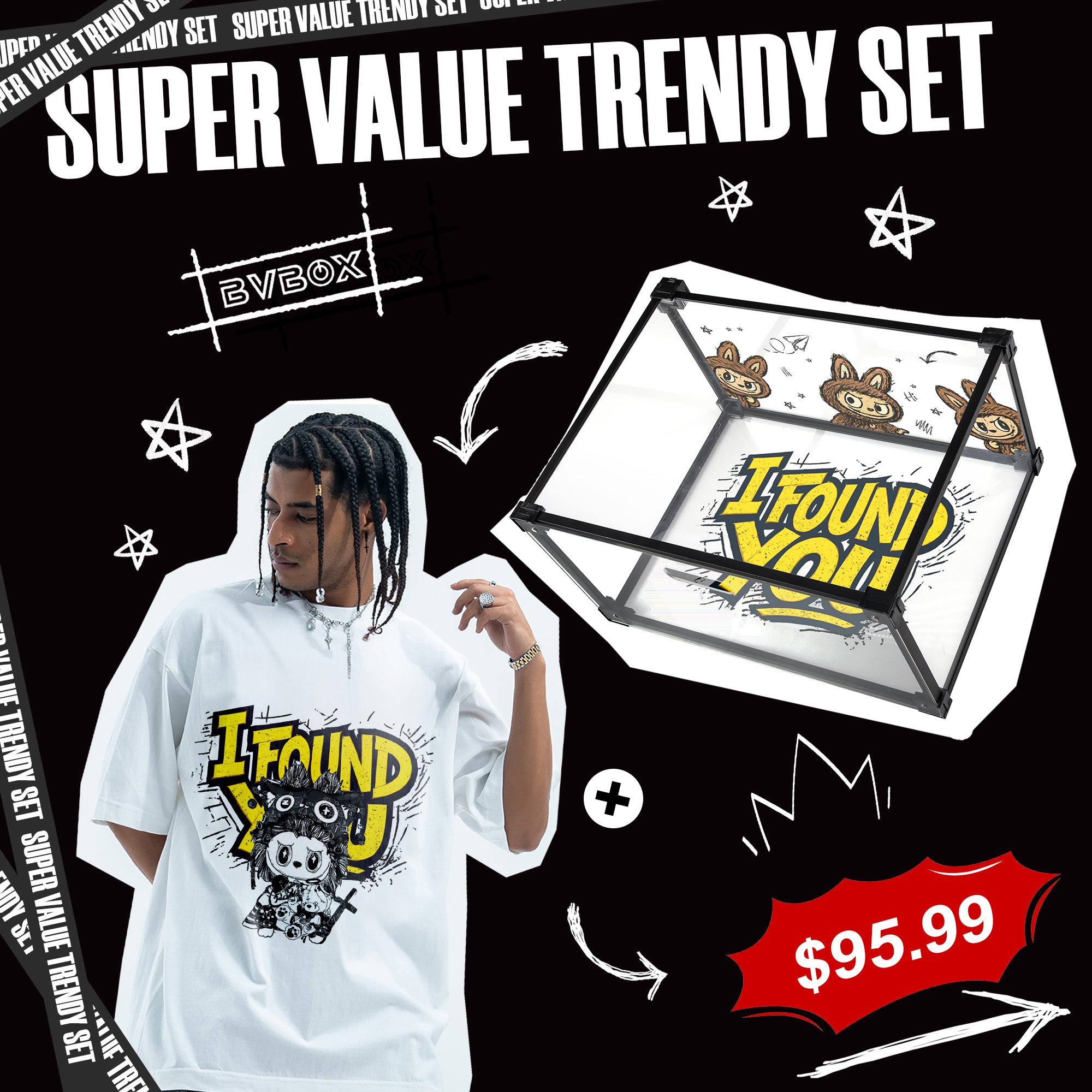 BVBOX Trendy Fashion Two Piece Set