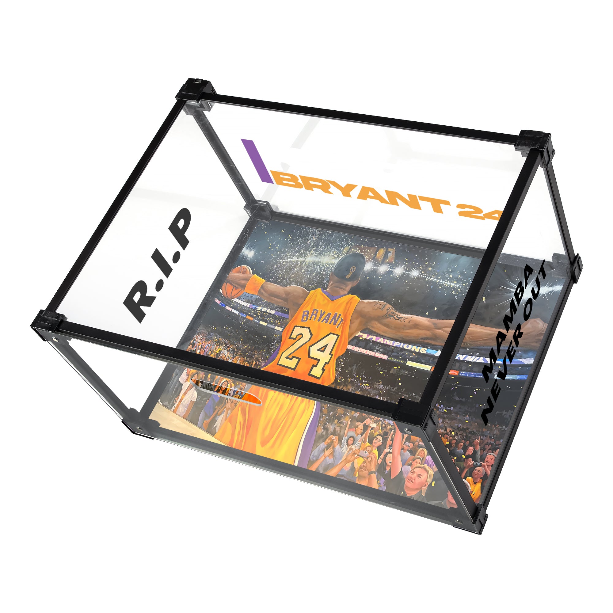 Kobe Bryant Memorial Edition Custom Acrylic Shoe Display Box