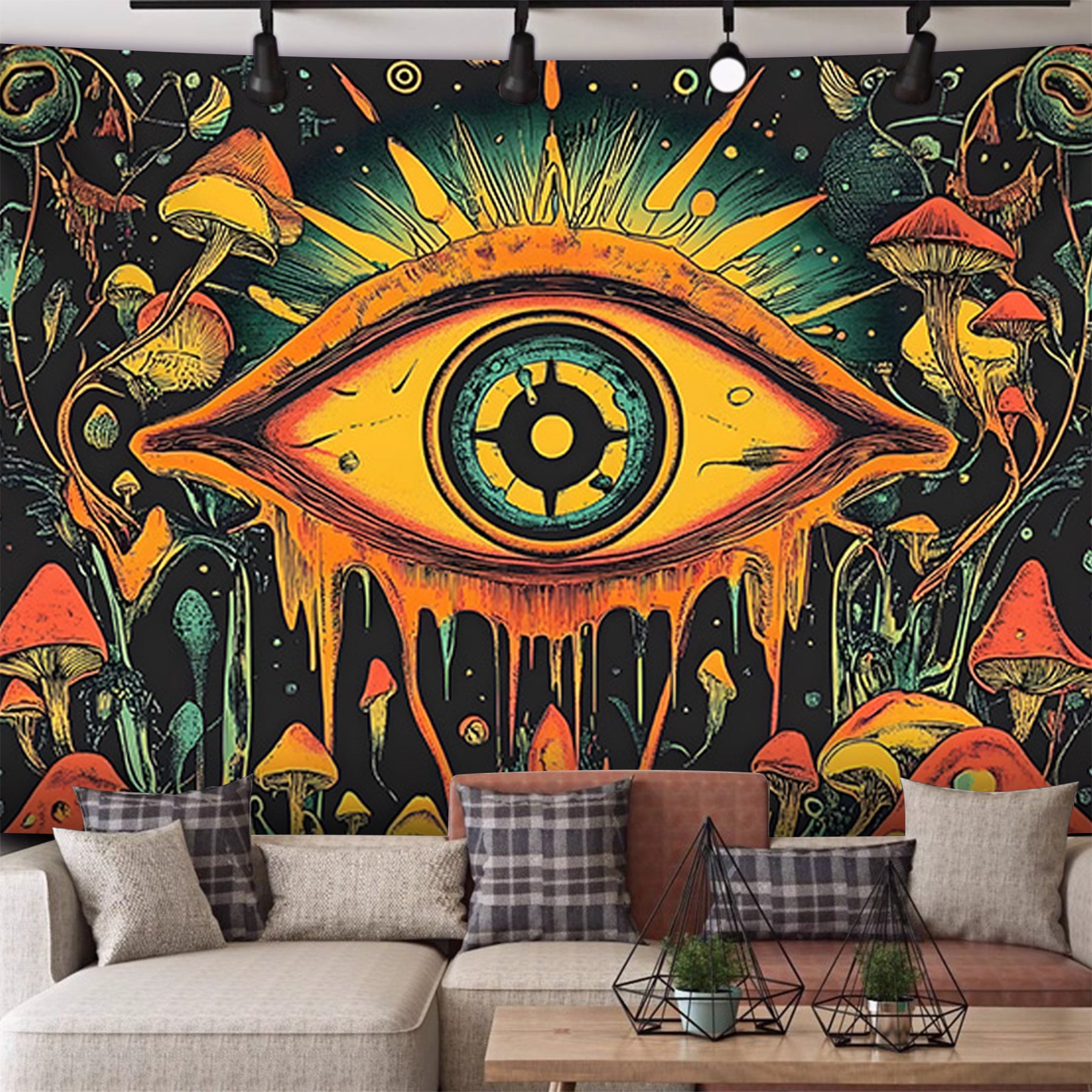 The Psychedelic Gaze Fashion Decoration Tapestry