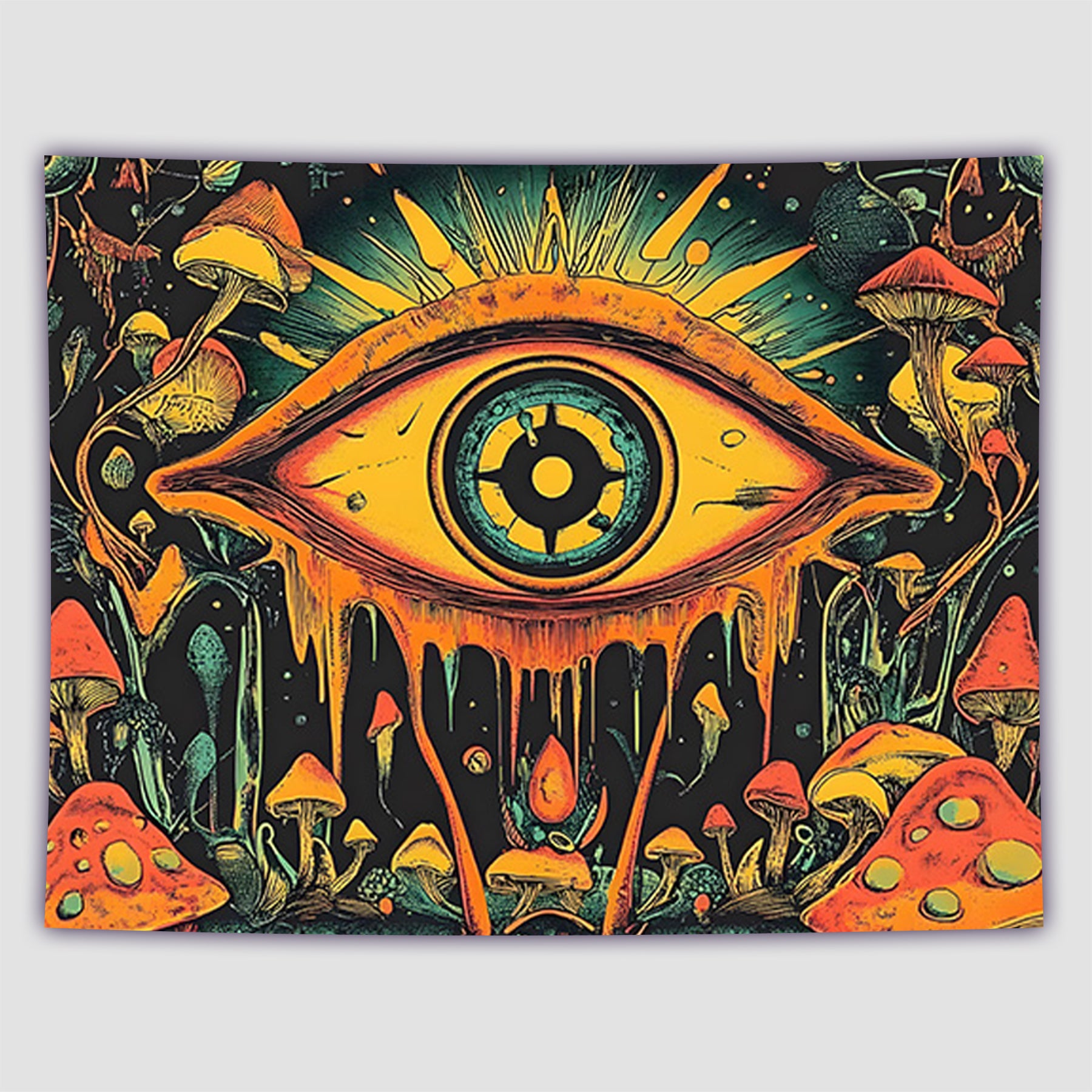 The Psychedelic Gaze Fashion Decoration Tapestry