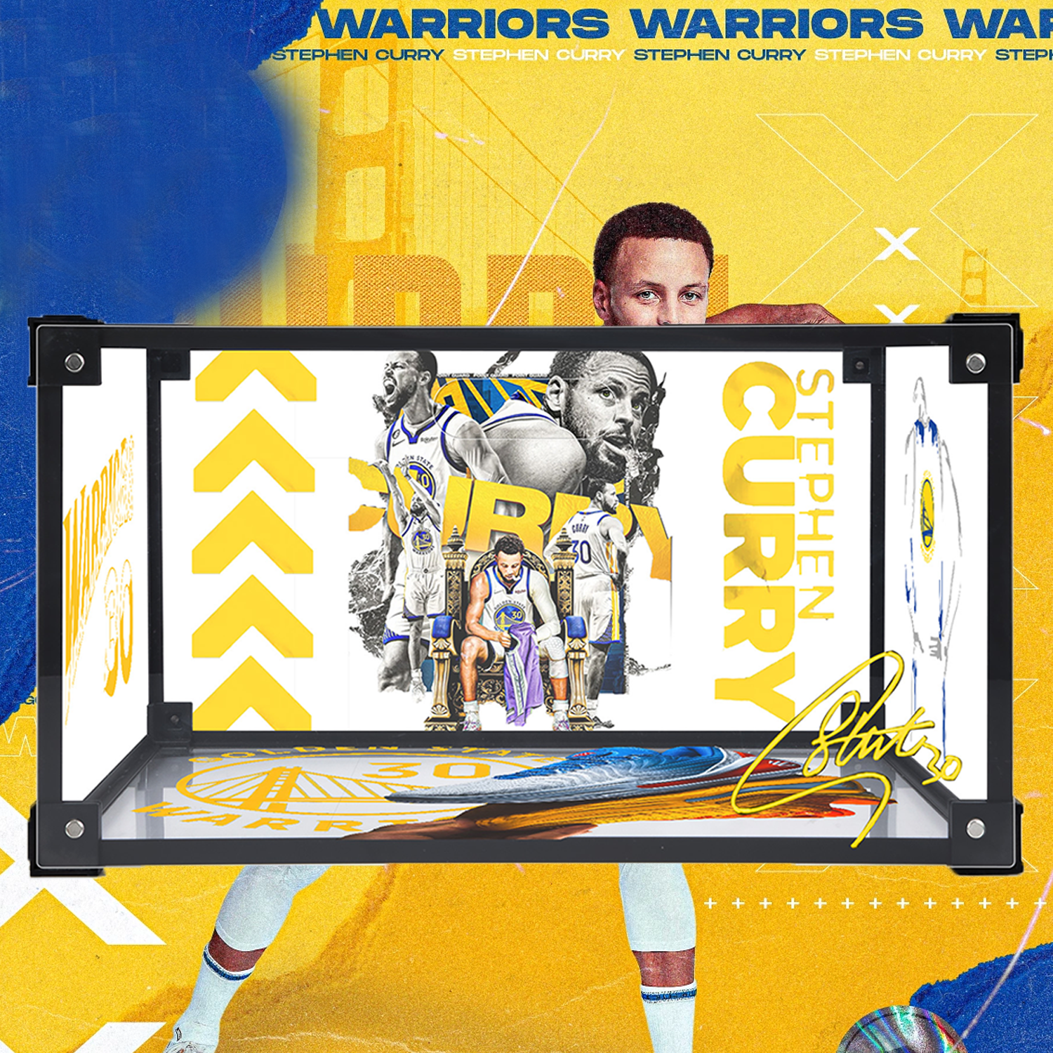 Curry 12 What The Bay Acrylic Custom Display Shoe Box