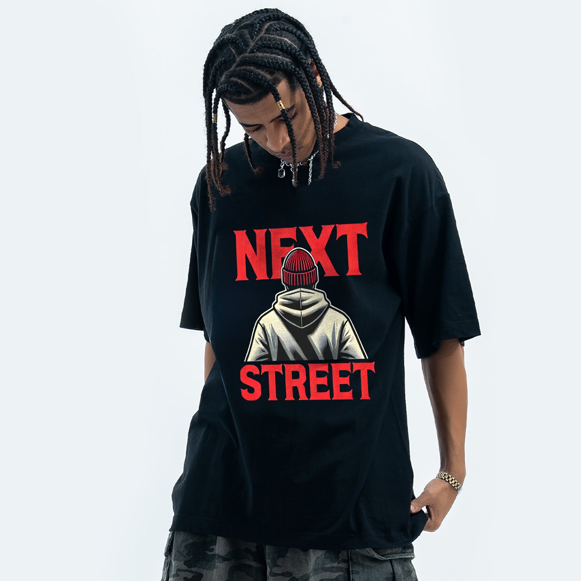 BVBOX NextMove T-Shirt Fashion Loose Cotton Short Sleeves