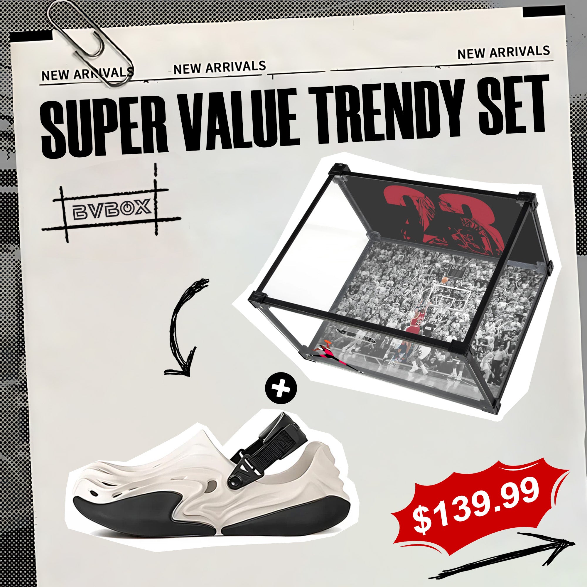 BVBOX The Shot Memorial Series Trendy Two-Piece Set