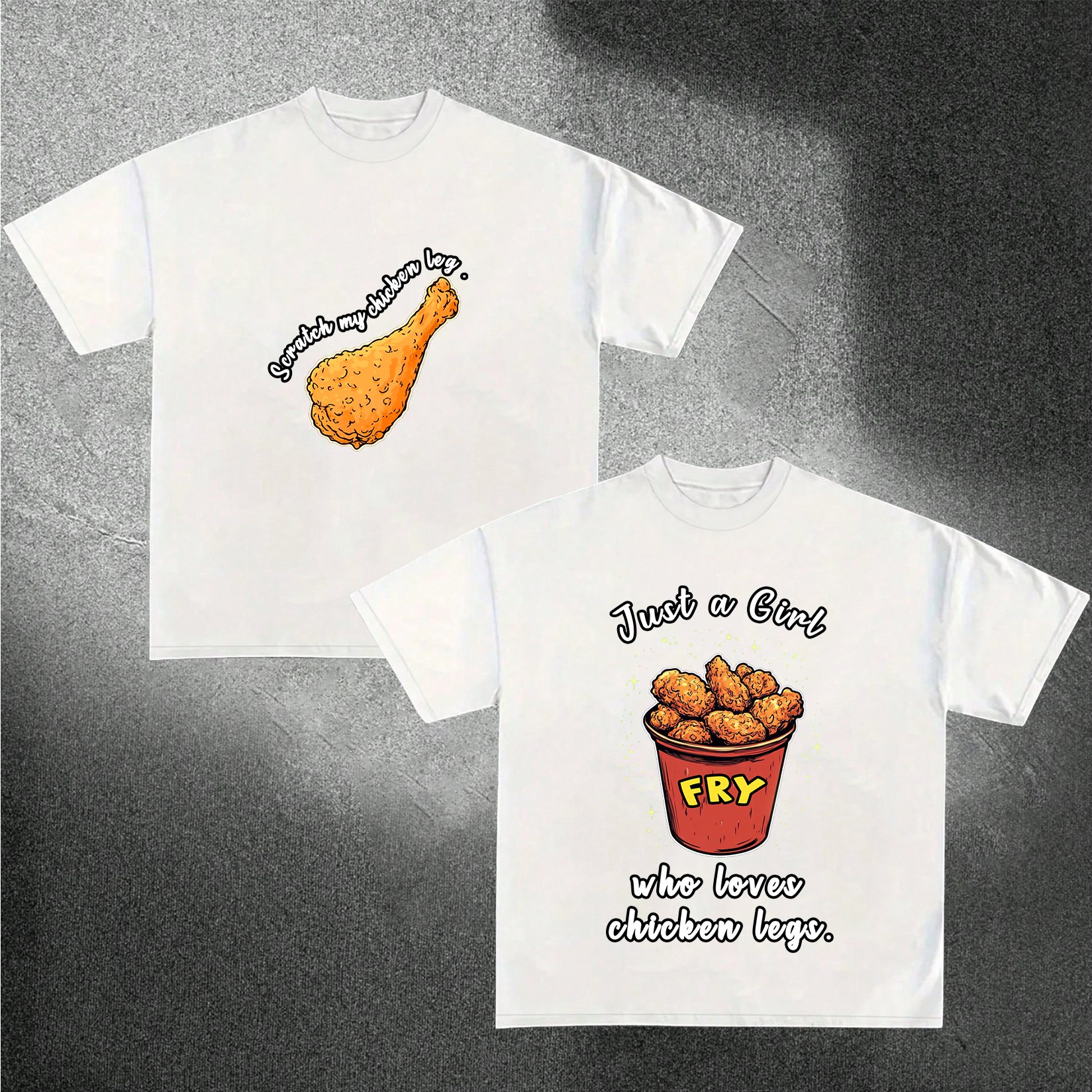 Hot & Crispy Love Matching Couple T Shirt