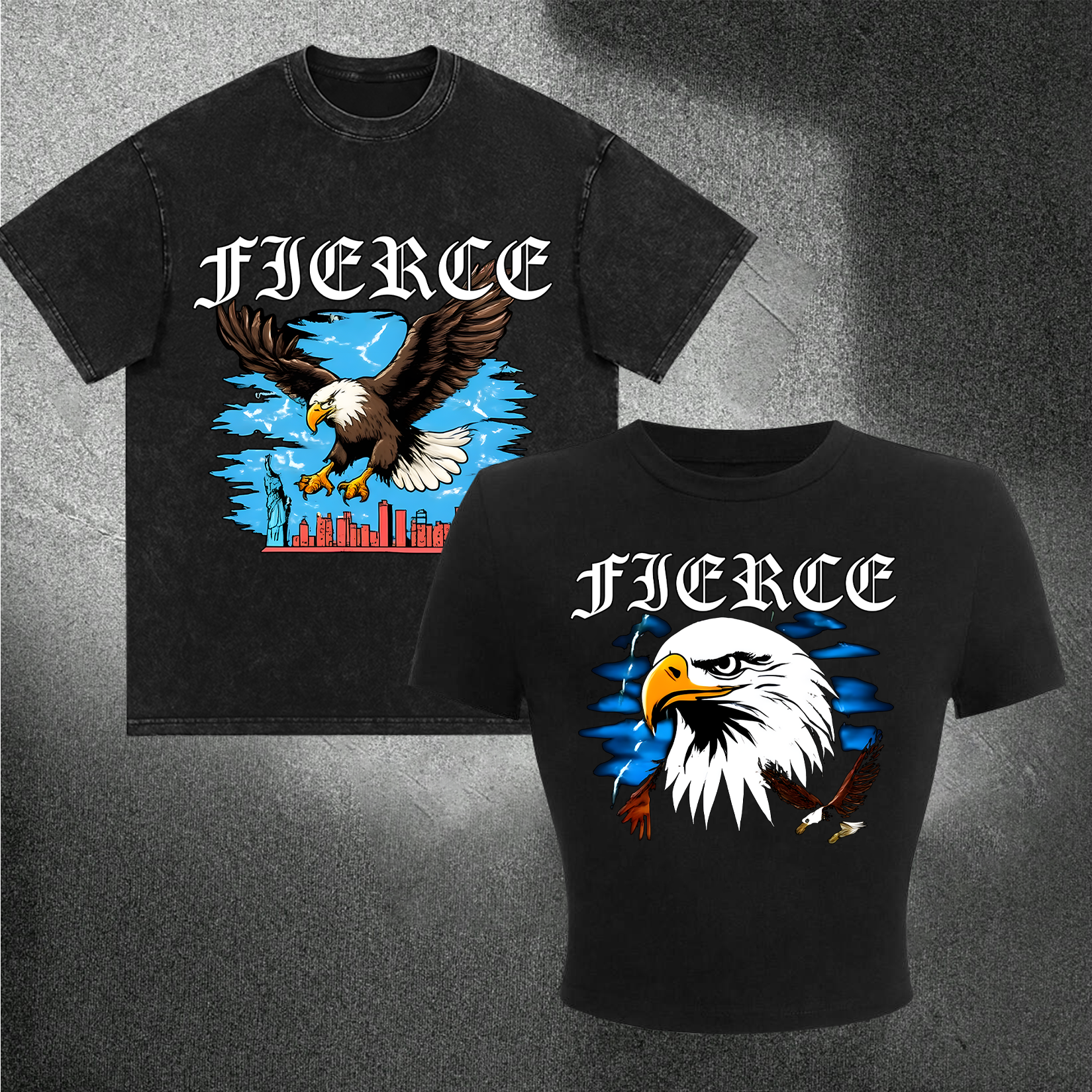 FIERCE Matching Couple T Shirt