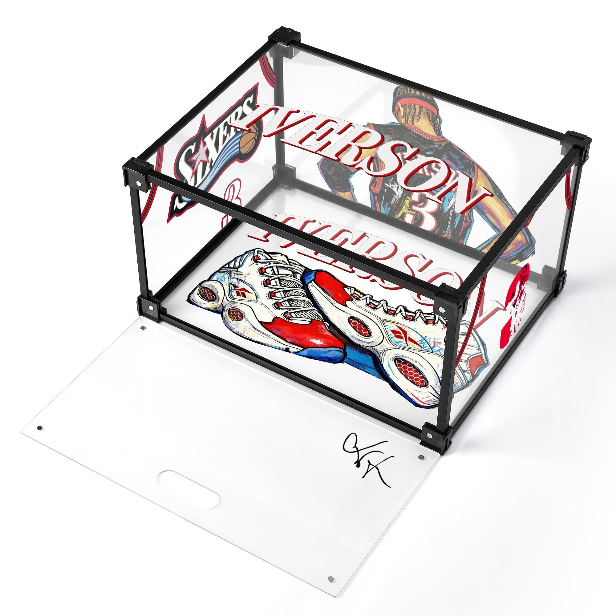 The Answer Custom Acrylic Display Shoe Box