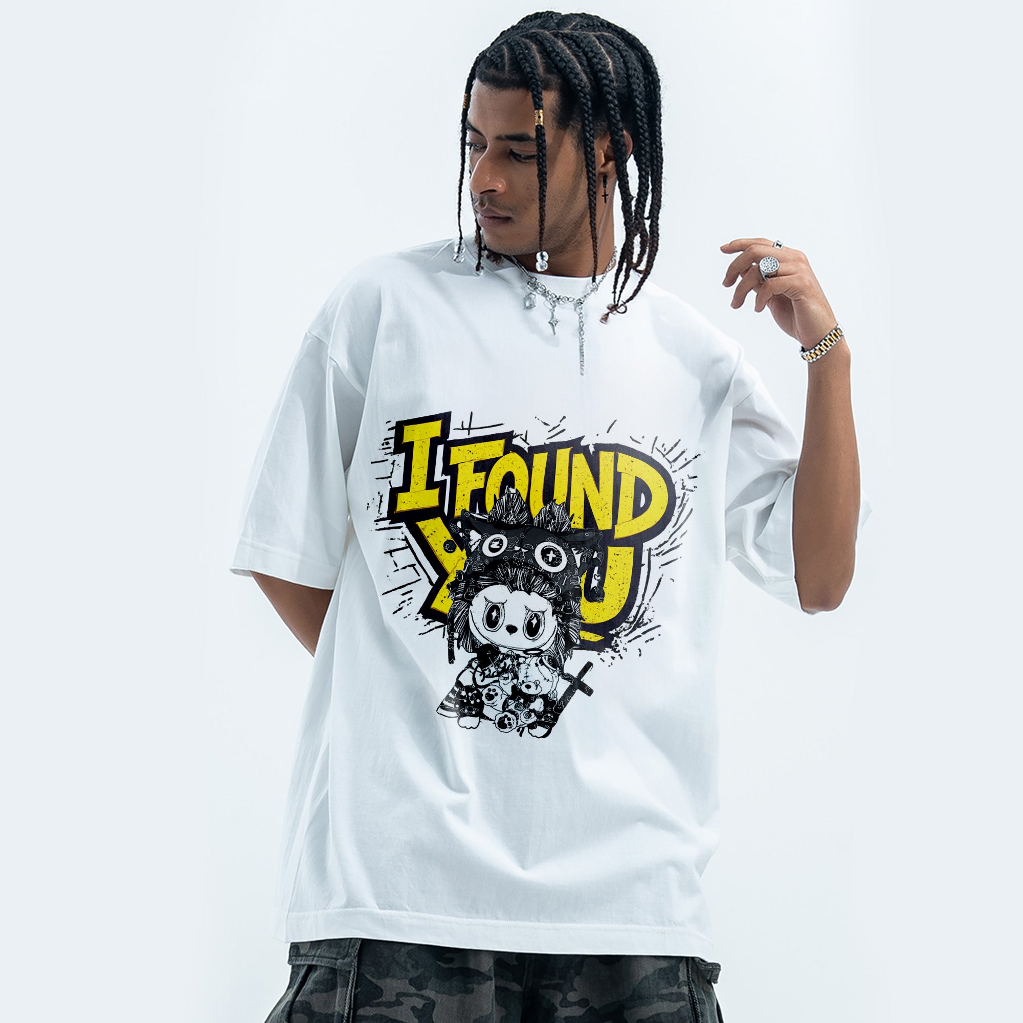 BVBOX Found You Fashion Loose Cotton Short Sleeves