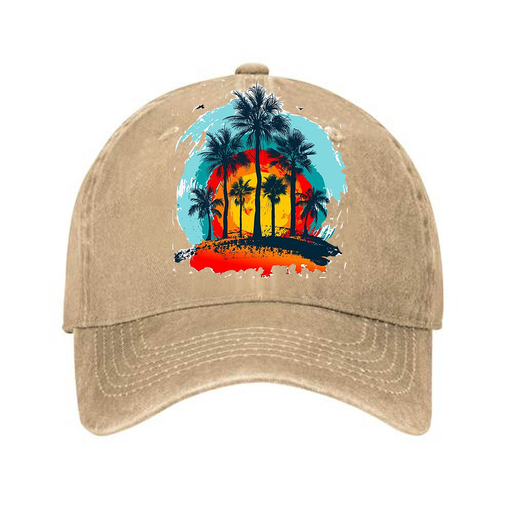 Vintage SunsetWashed Denim Baseball Cap