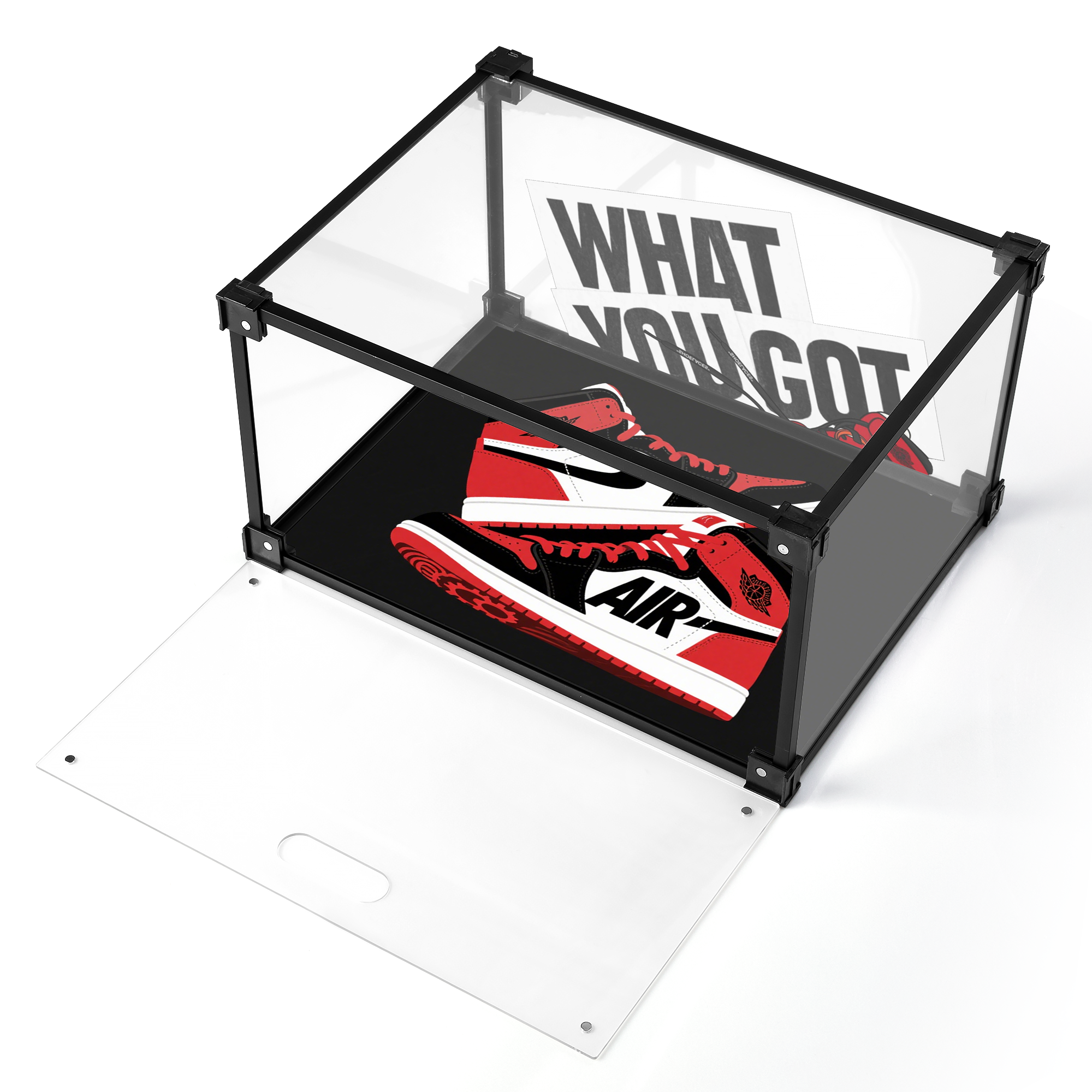WHAT YOU GOT Custom Acrylic Shoe Display Box