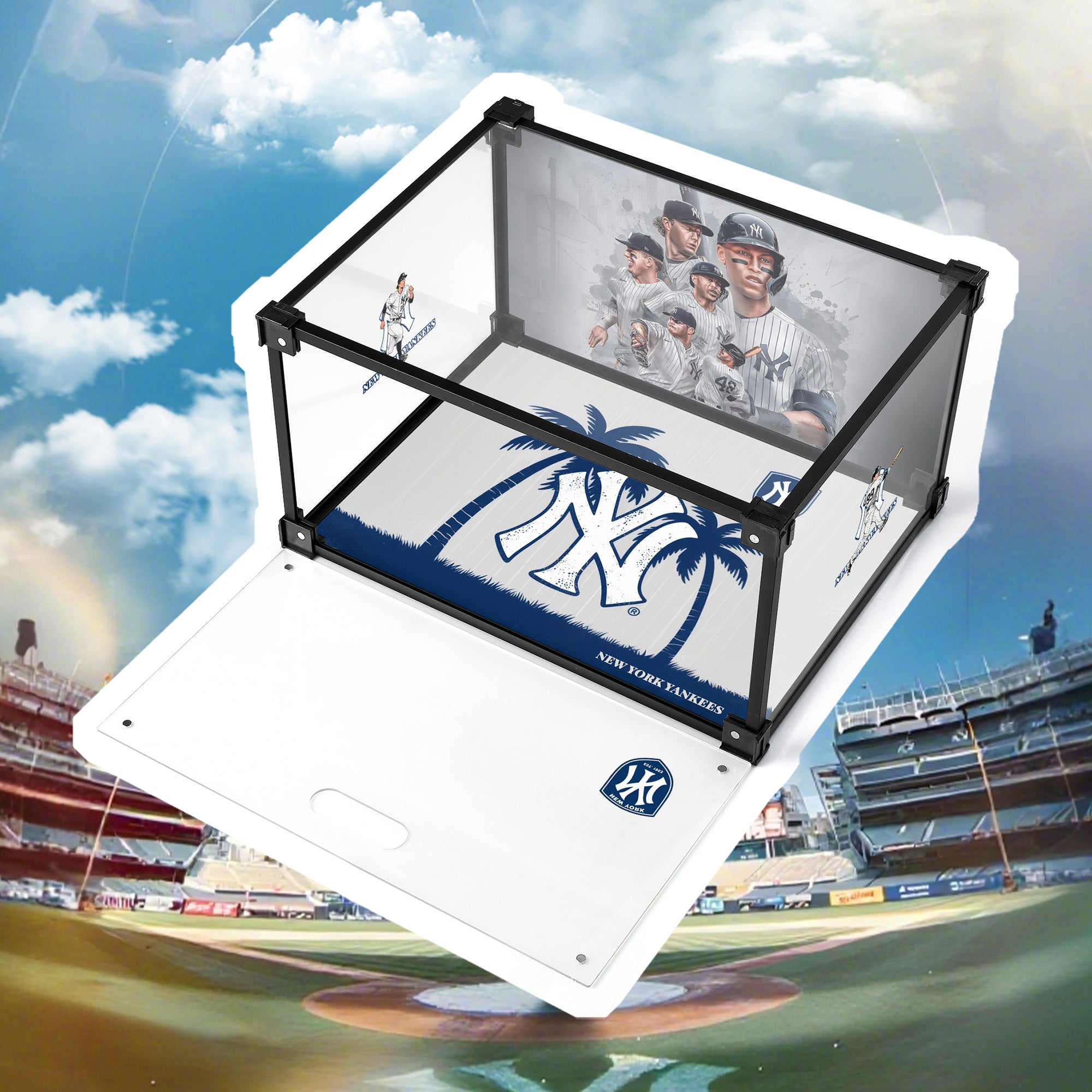 Yankees Legends Custom Acrylic Shoe Display Box