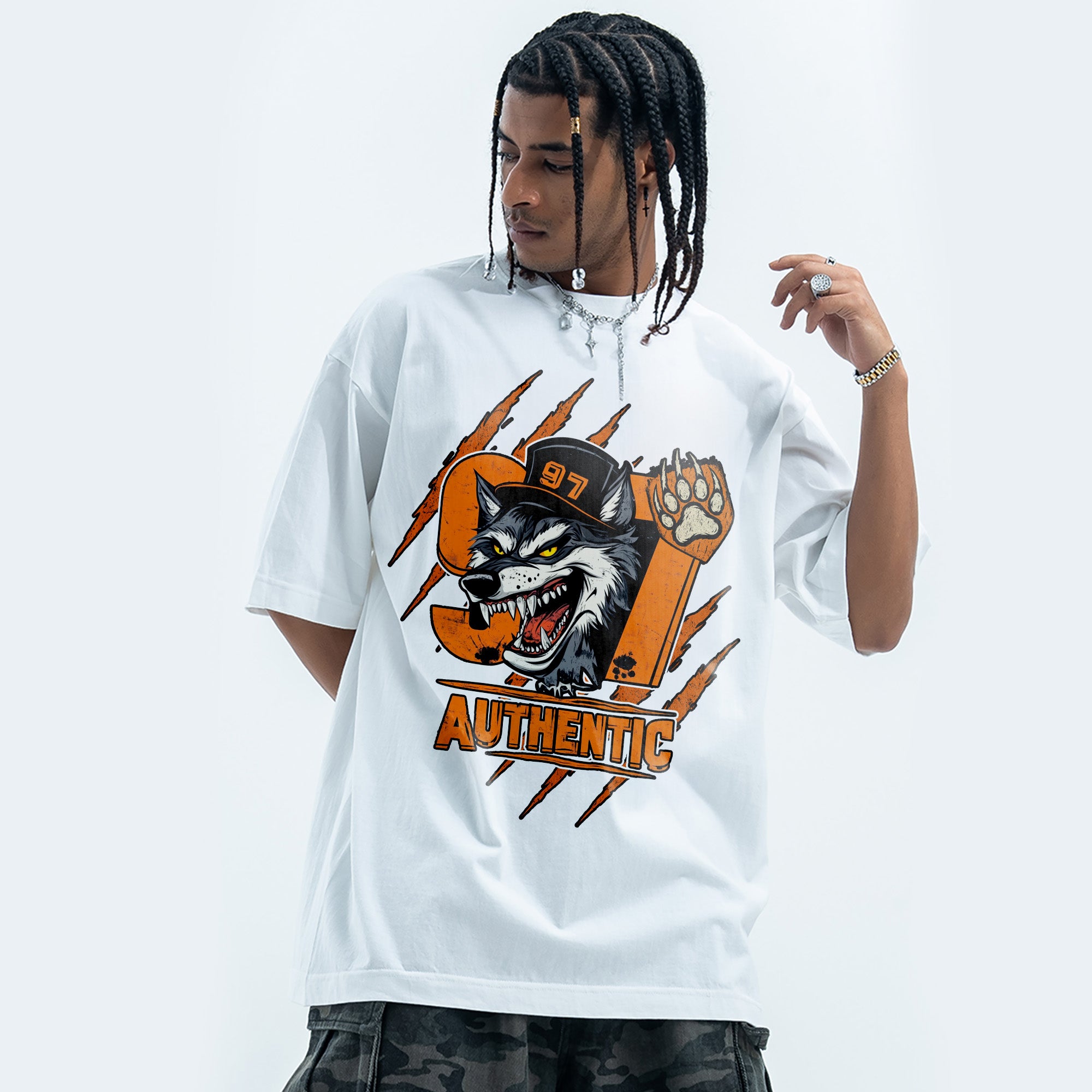 BVBOX Feral 97 Fashion Loose Cotton Short Sleeves