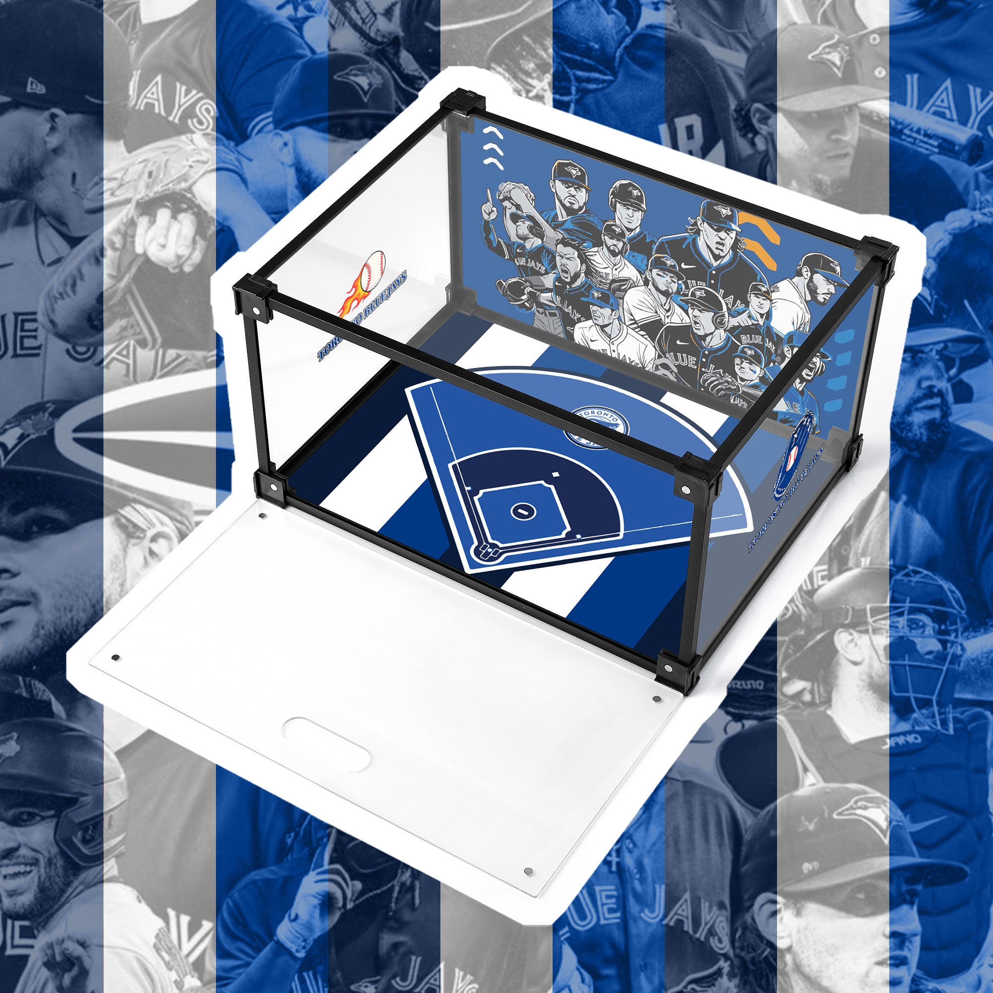 Jays Star Custom Acrylic Shoe Display Box