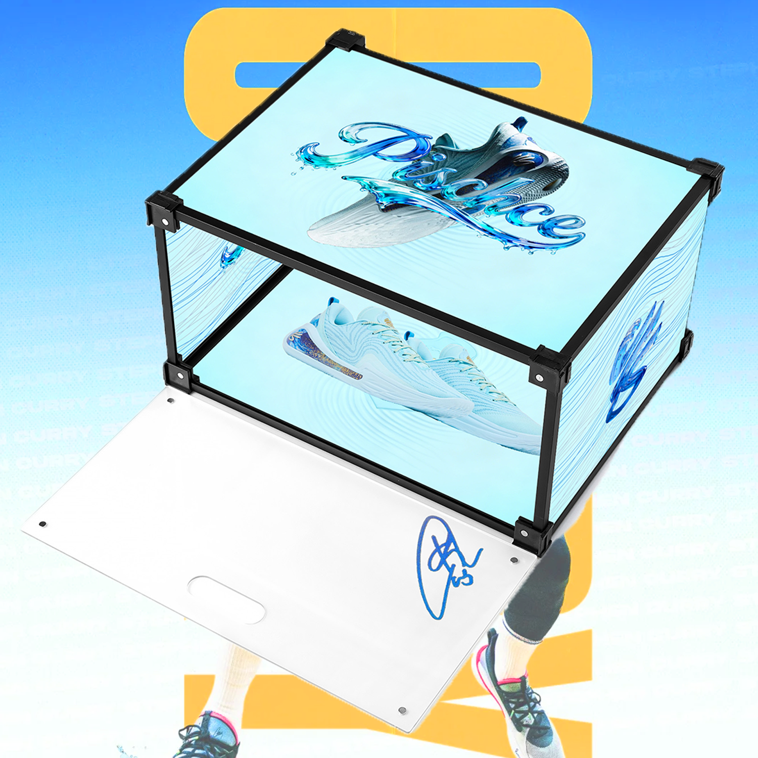 30 Pisces Custom Acrylic Display Shoe Box