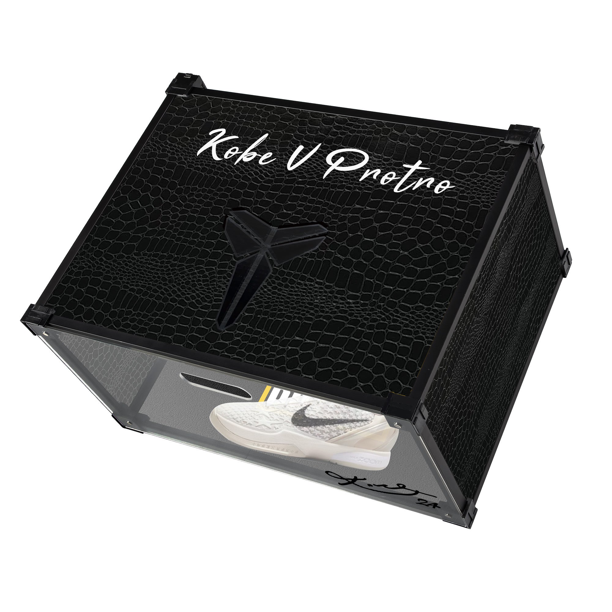 Golden Shadow Kobe V Acrylic Custom Display Shoe Box