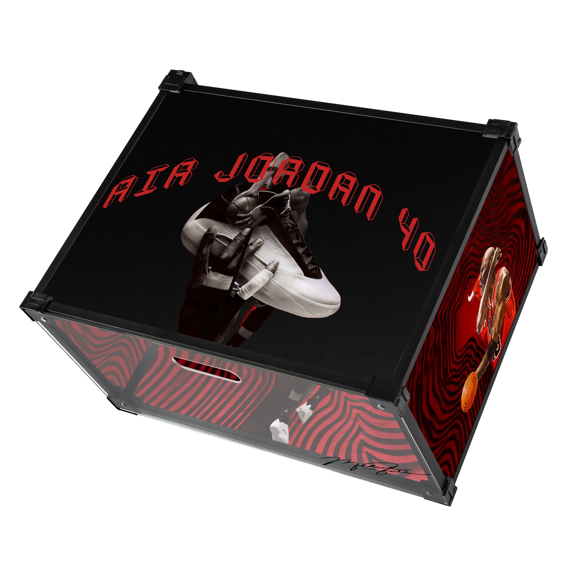 Flight Legend AJ 40 Acrylic Custom Display Shoe Box