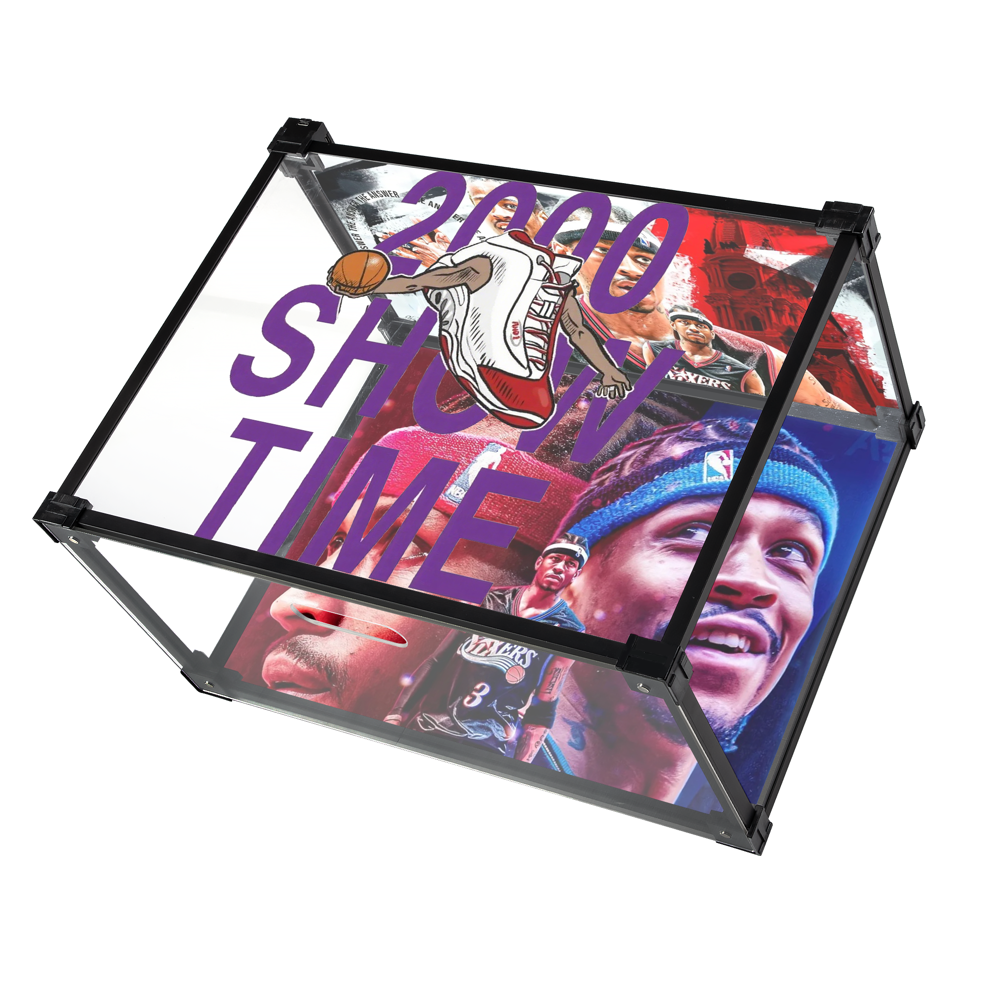 Philly Hoops Custom Acrylic Shoe Display Box
