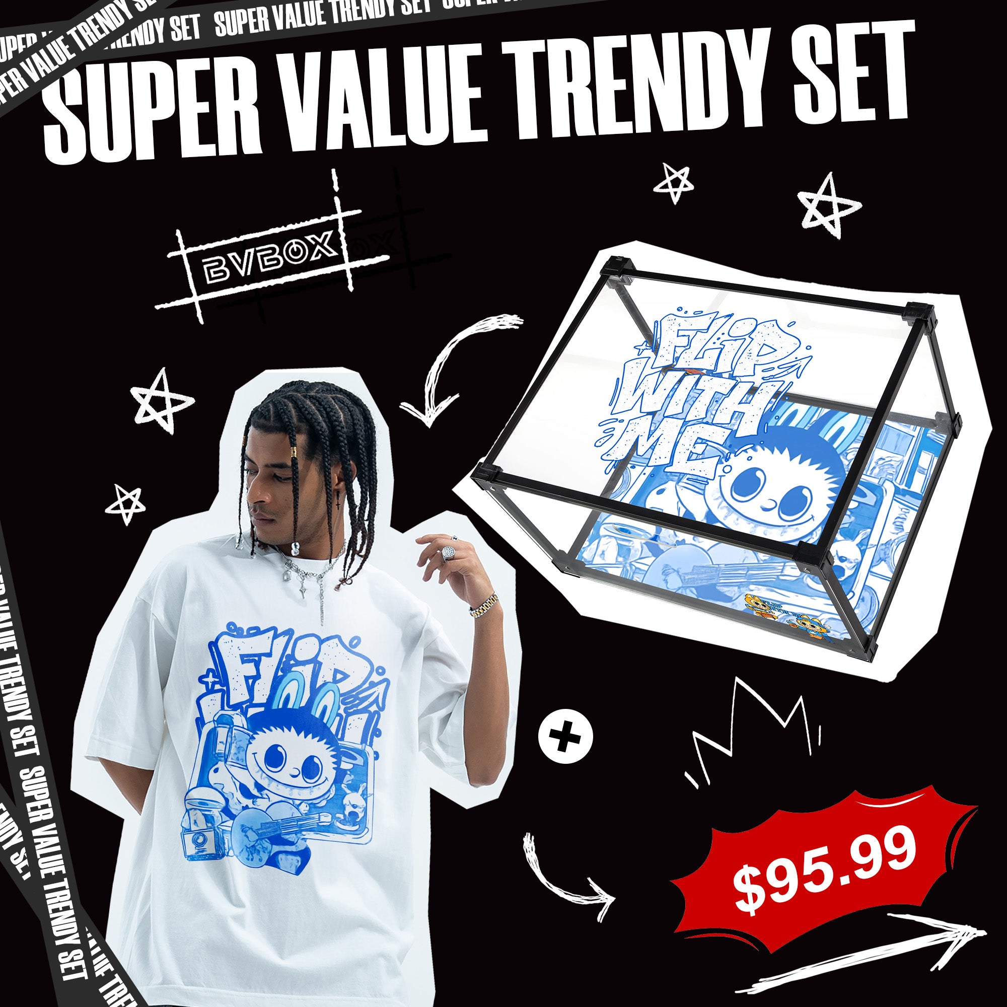BVBOX Trendy Fashion Two Piece Set