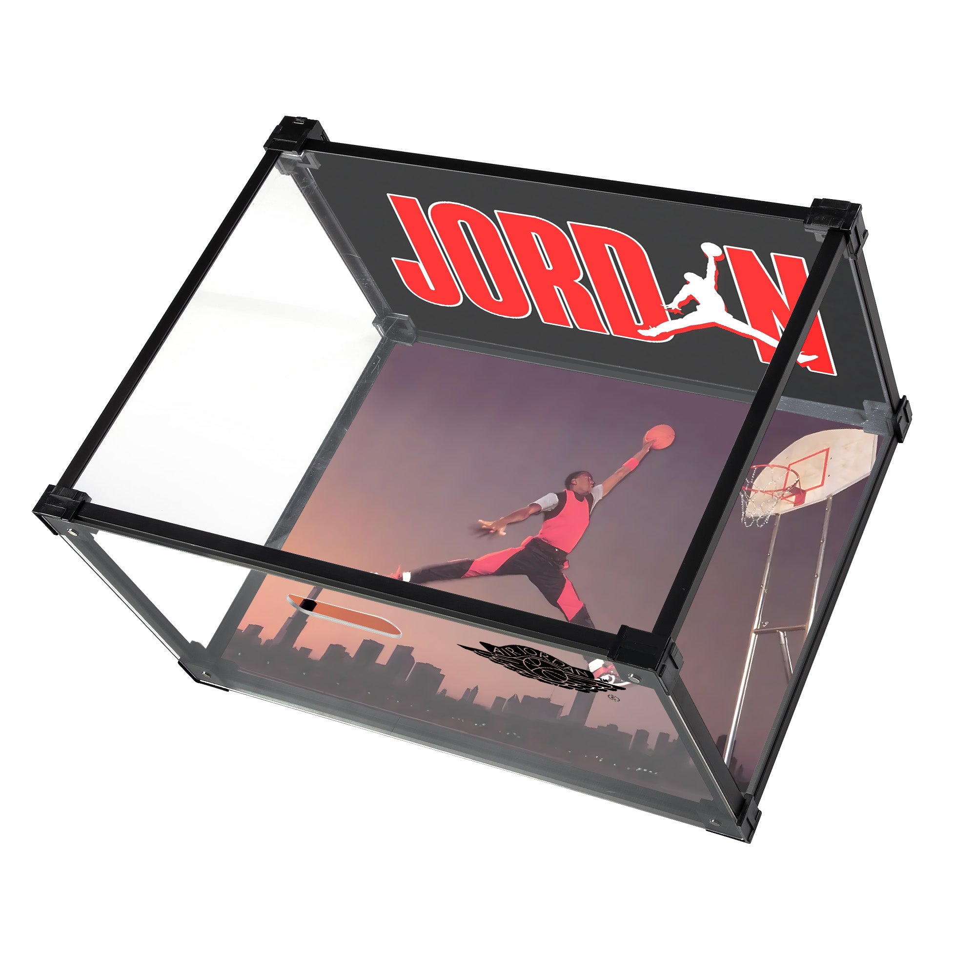 Shoe Display Box Sticker Flying 23 Custom Acrylic Shoe Display Box – BVBOX®