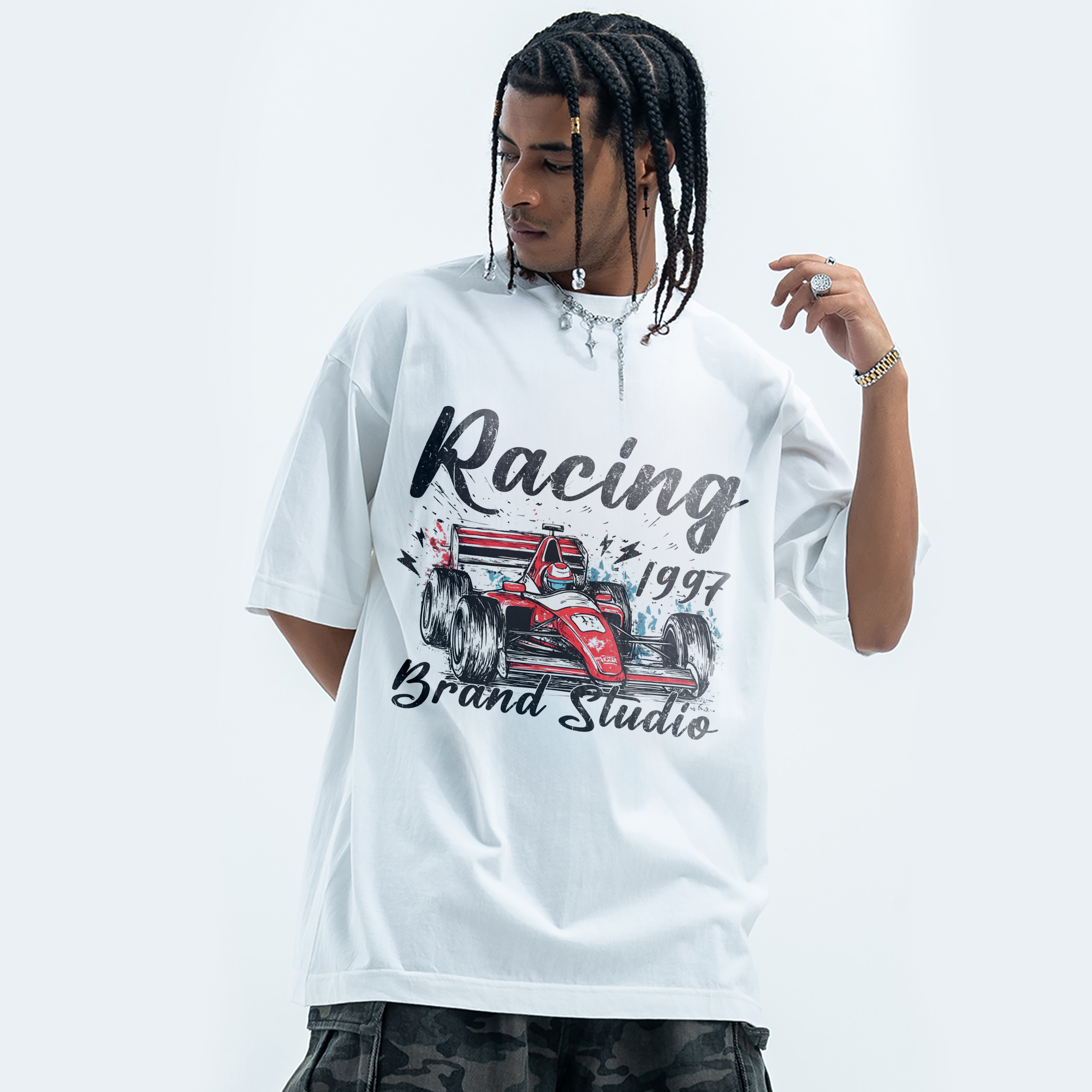 BVBOX Velocity Fashion Loose Cotton Short Sleeves