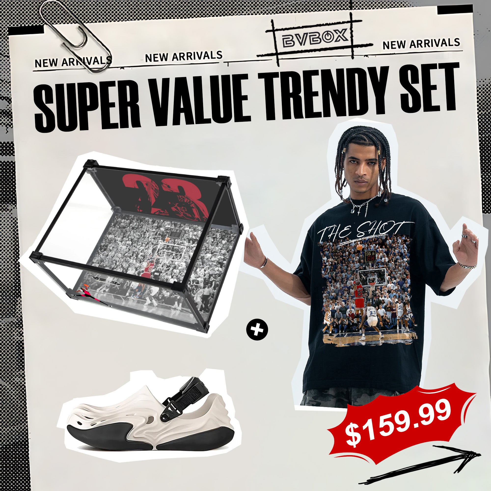 BVBOX The Shot Memorial Series Trendy Three-Piece Suit