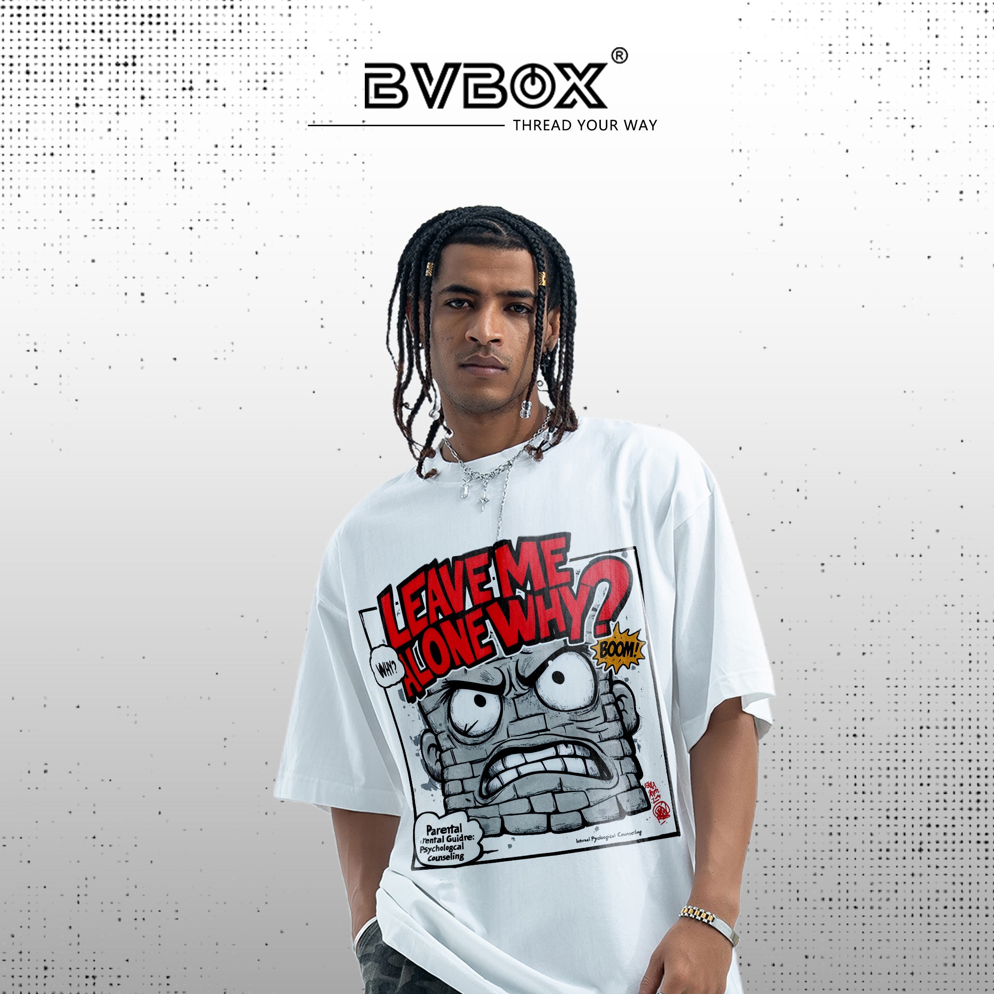 BVBOX Why So Mad? Fashion Loose Cotton Short Sleeves