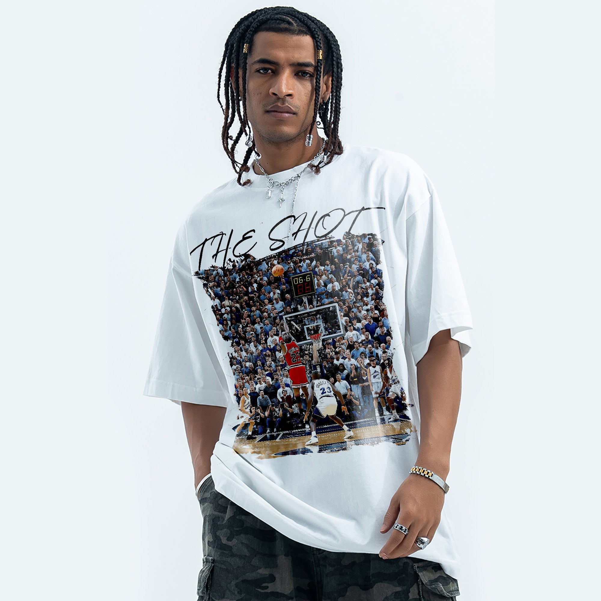 The Shot Memorial T-Shirt Fashion Loose Cotton Short Sleeves
