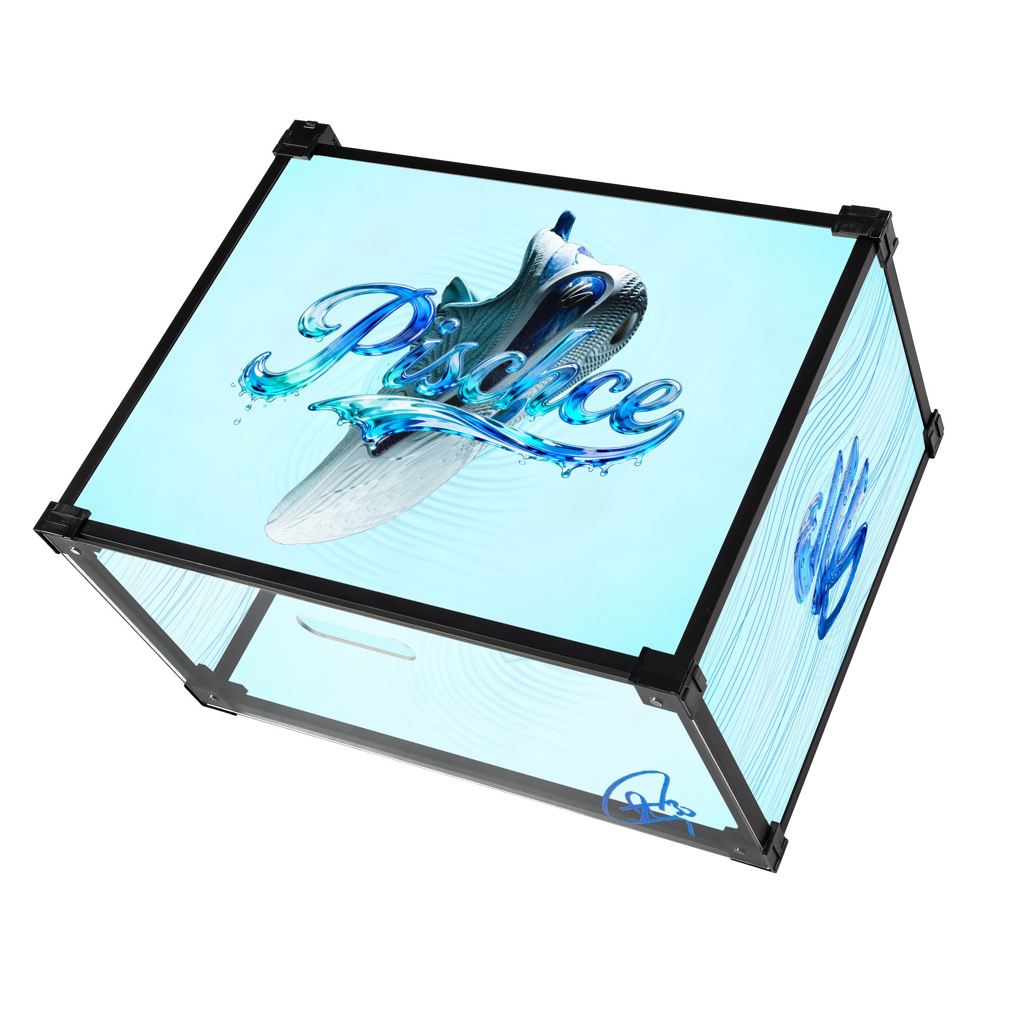 30 Pisces Custom Acrylic Display Shoe Box