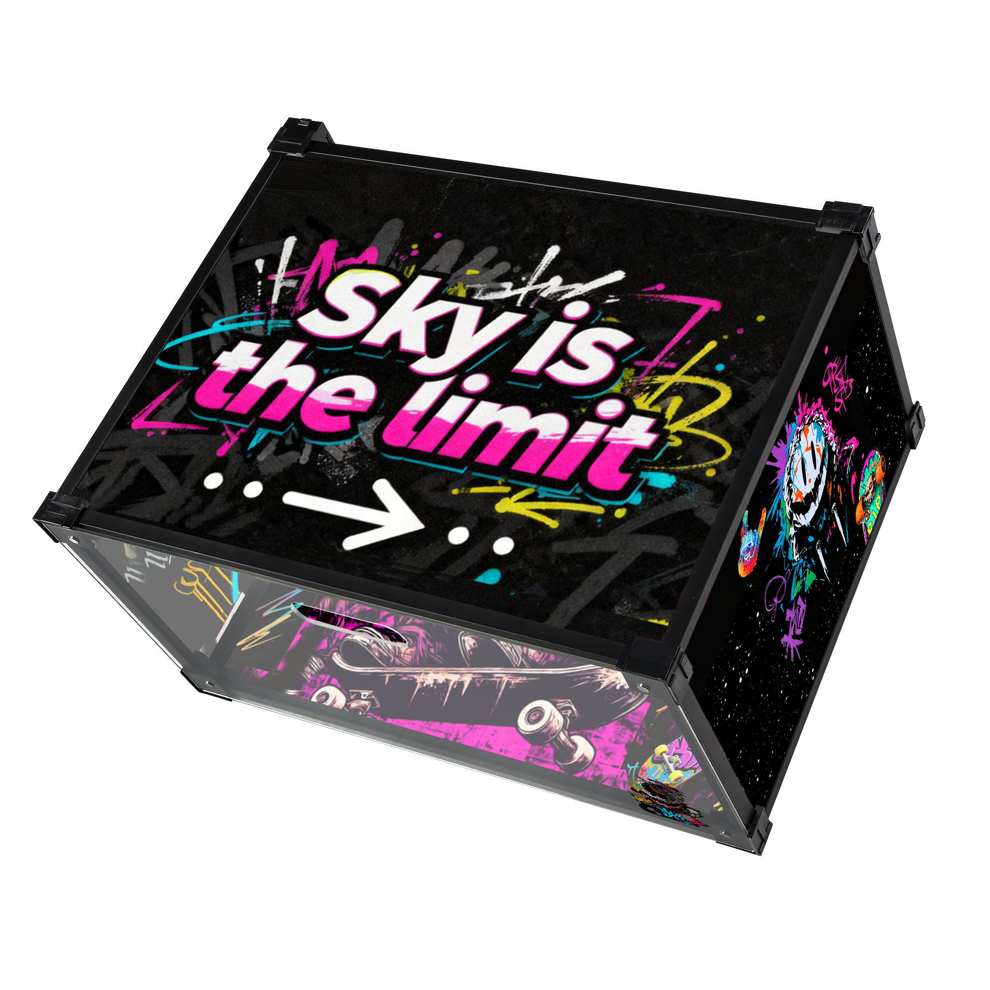 Limitless Drip Acrylic Custom Display Shoe Box