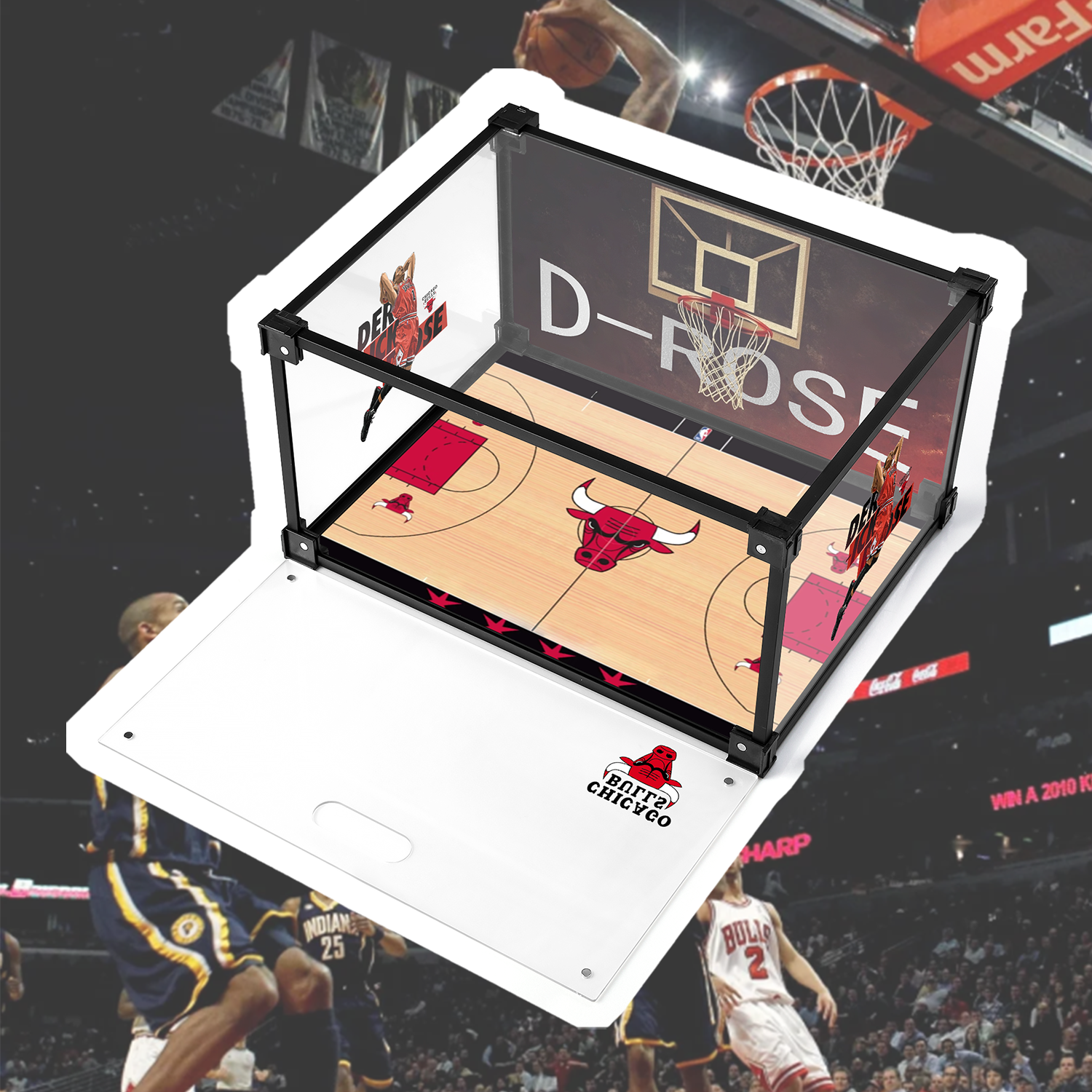 Unbroken Rose Acrylic Custom Display Shoe Box