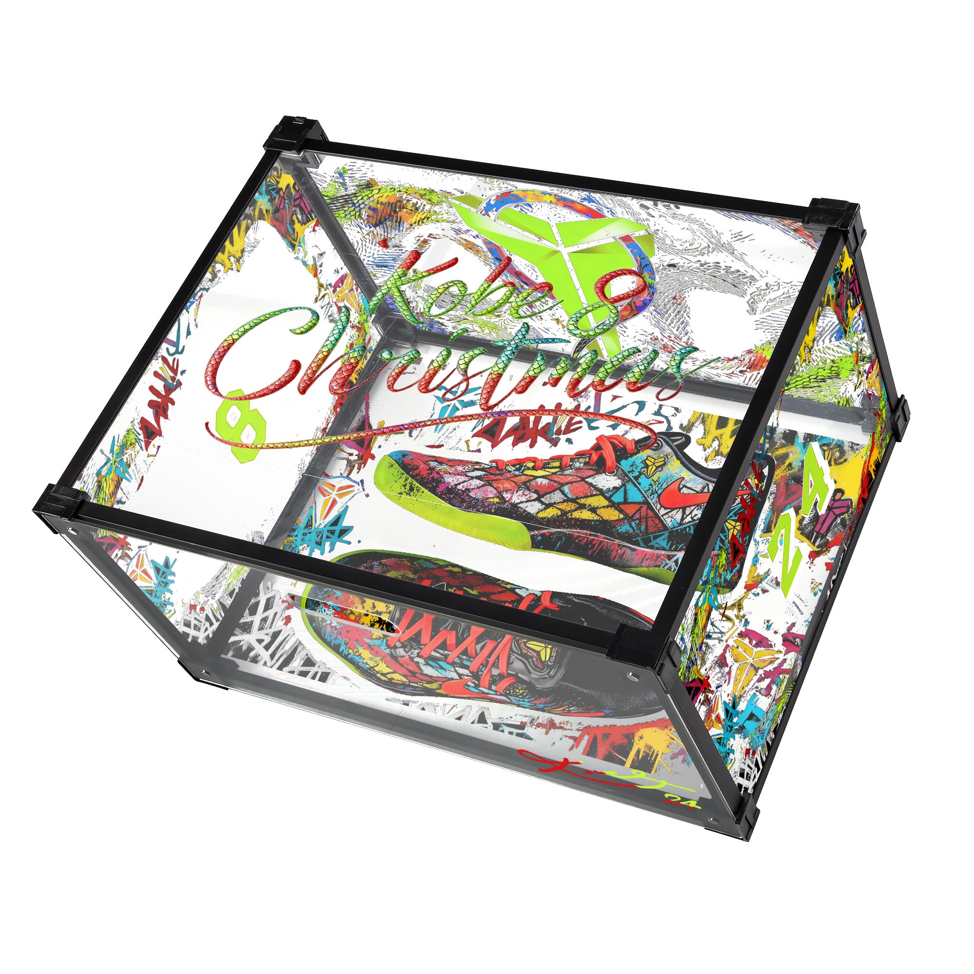 Christmas Custom Acrylic Display Shoe Box