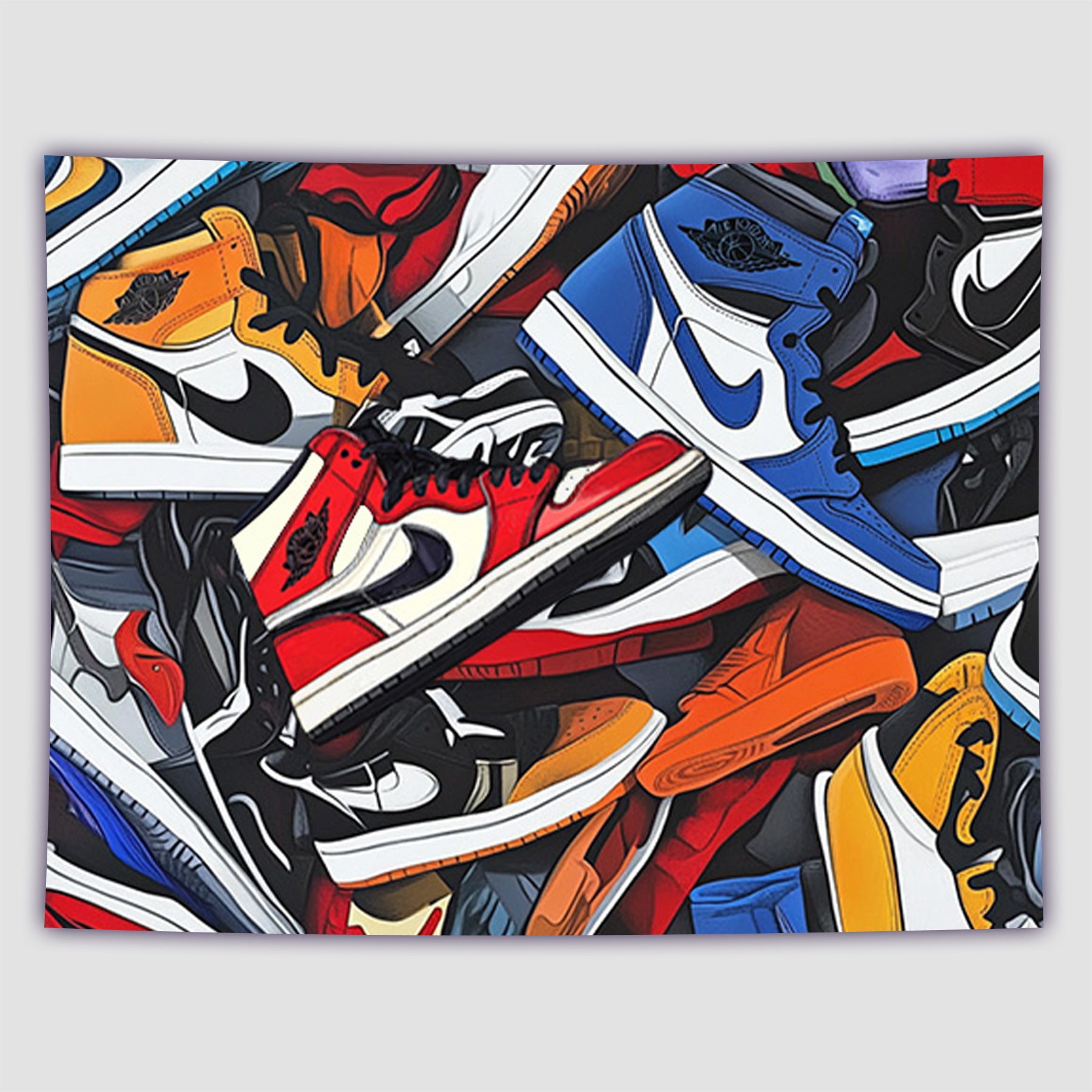 Sneaker Storm Fashion Decoration Tapestry