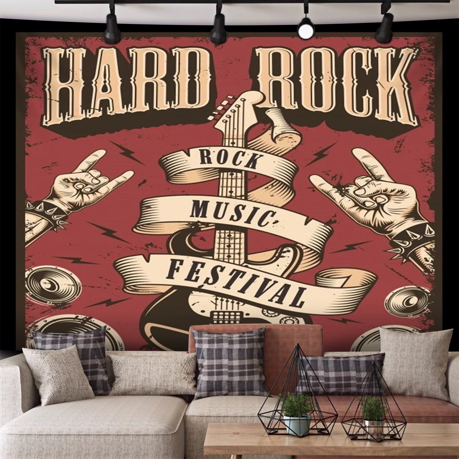 Rock Live Fashion Wall Haning Decoration Tapestry