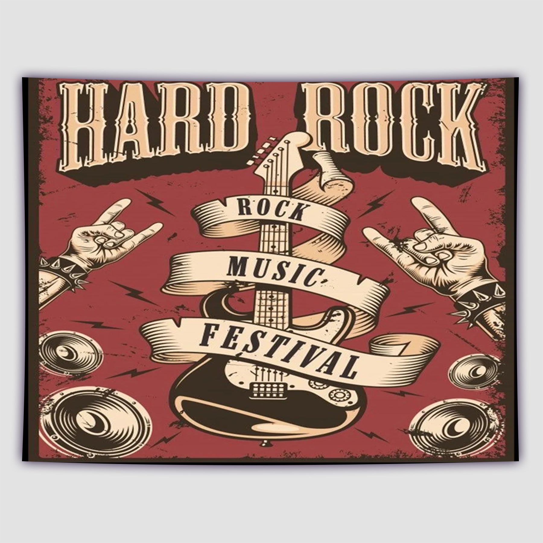 Rock Live Fashion Wall Haning Decoration Tapestry