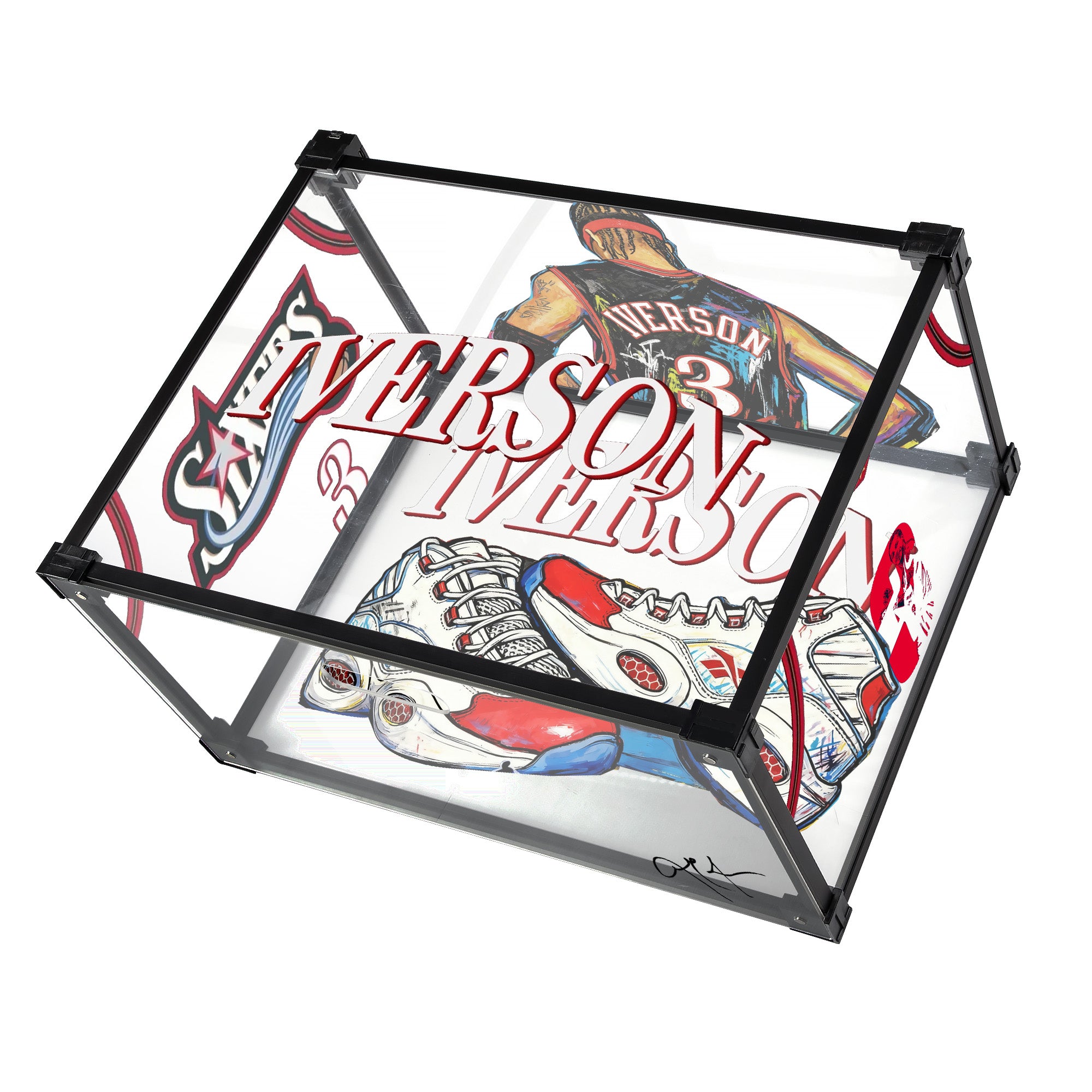 The Answer Custom Acrylic Display Shoe Box