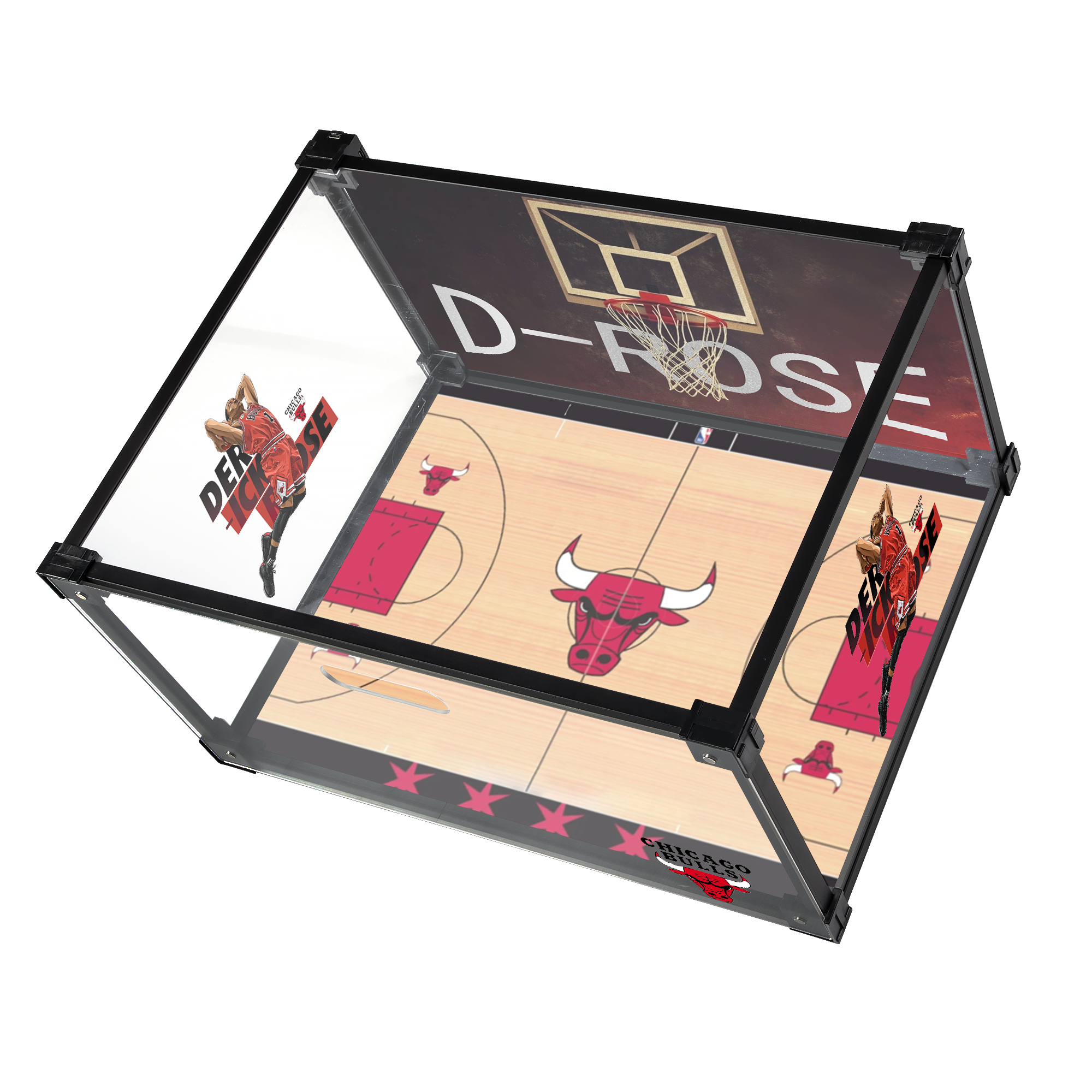 Unbroken Rose Acrylic Custom Display Shoe Box
