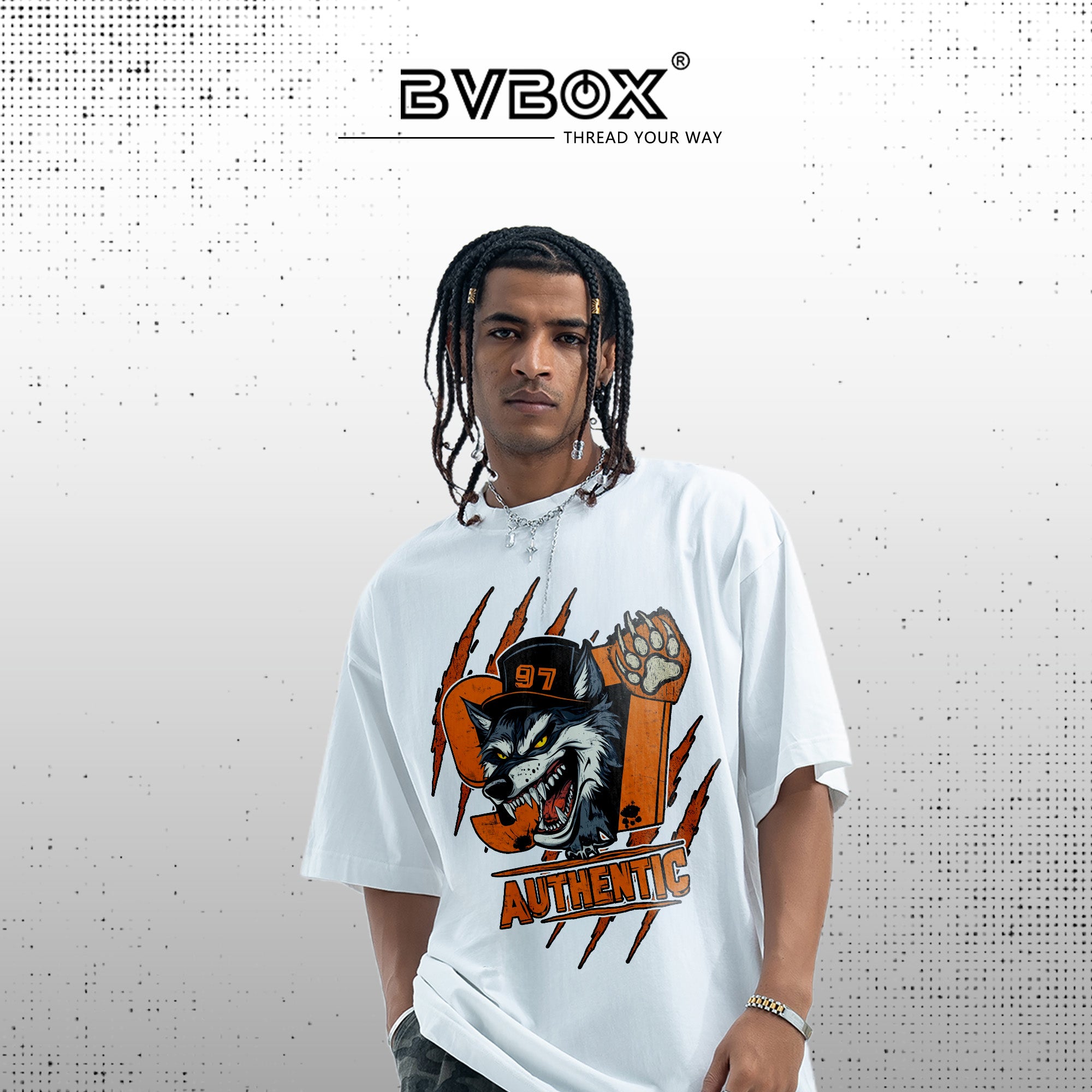 BVBOX Feral 97 Fashion Loose Cotton Short Sleeves