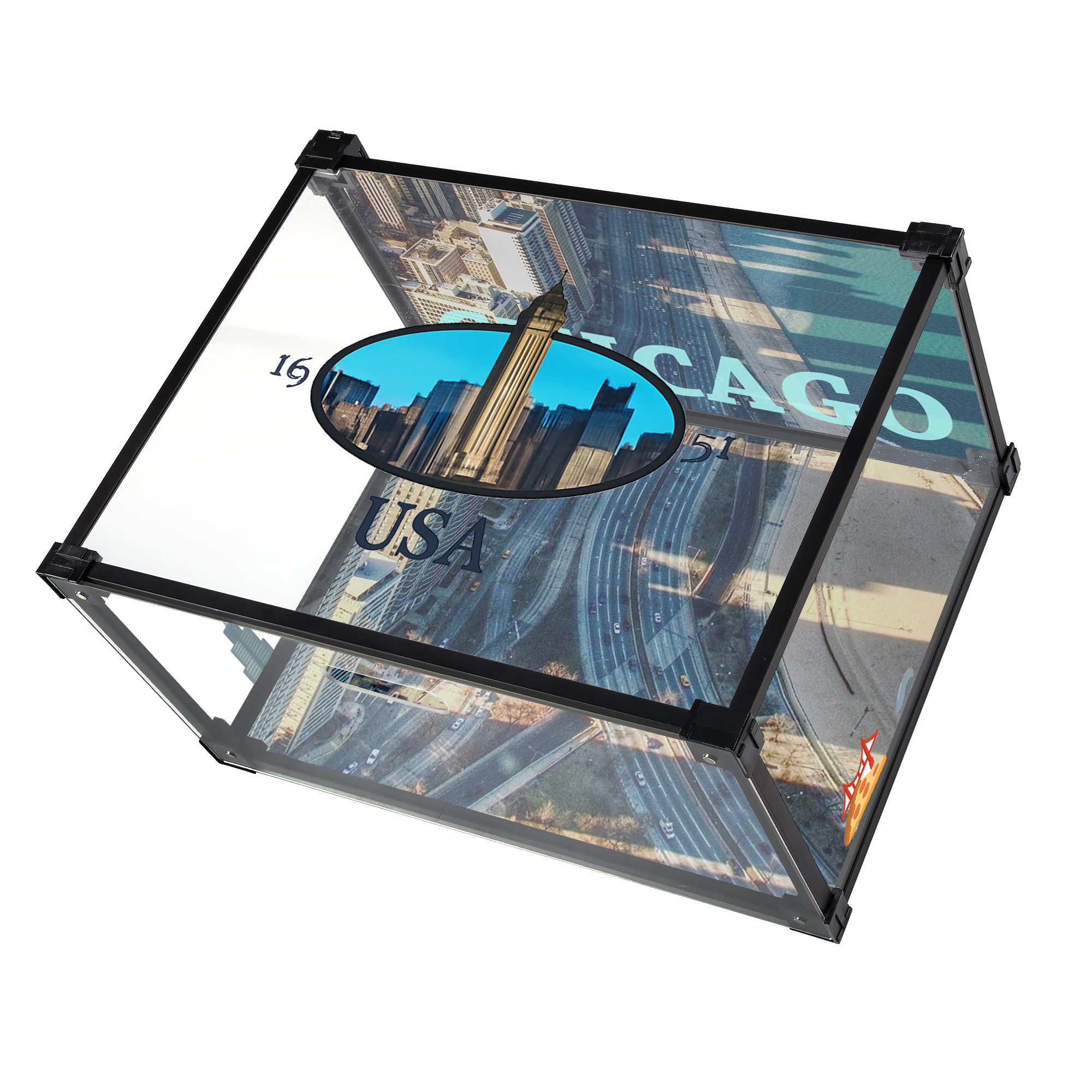 Blues City Custom Acrylic Shoe Display Box
