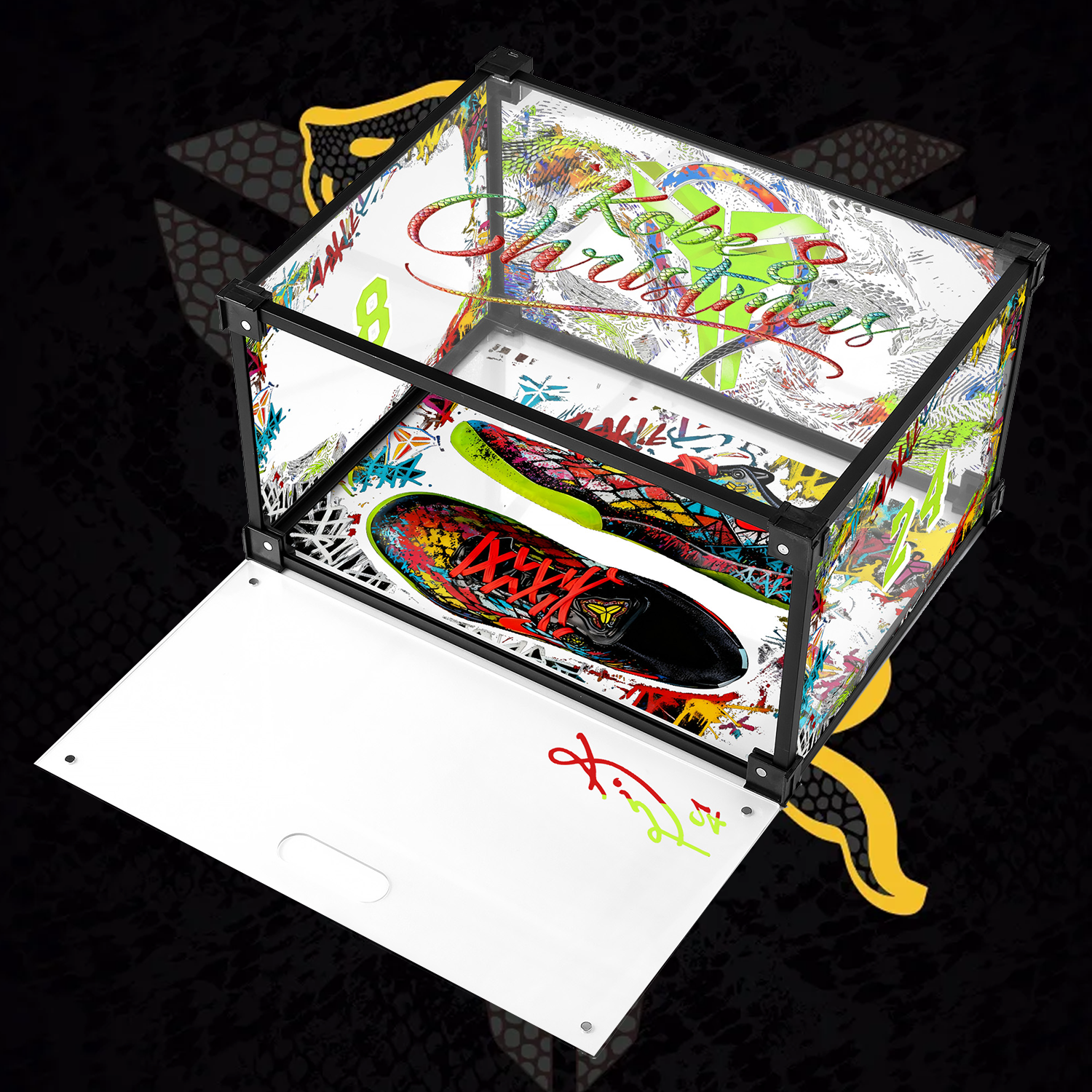 Christmas Custom Acrylic Display Shoe Box