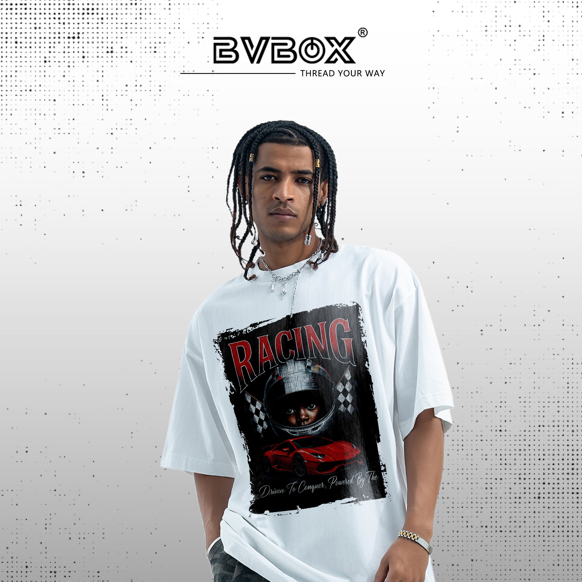 BVBOX Freedom Rush T-Shirt Fashion Loose Cotton Short Sleeves