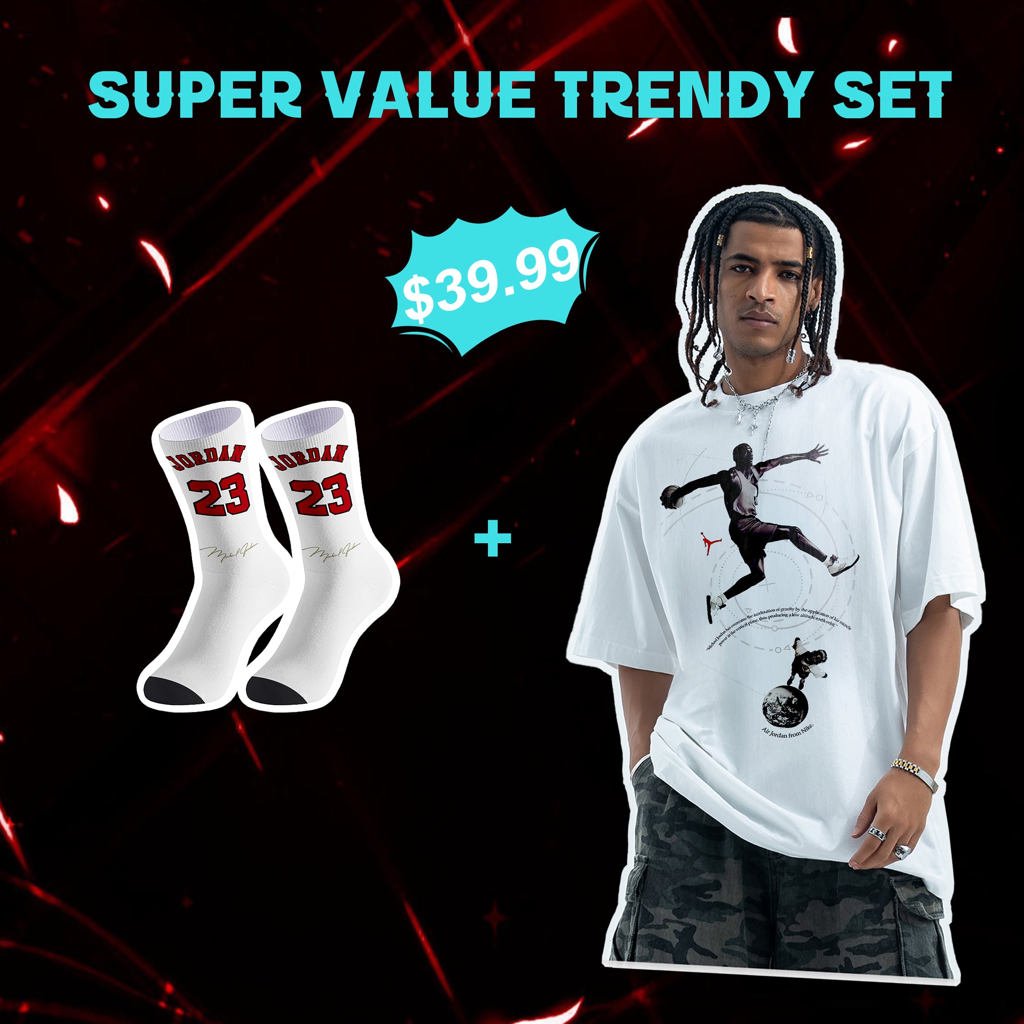 BVBOX THE SHOT! Jordan Series Customized Two-Piece Suit