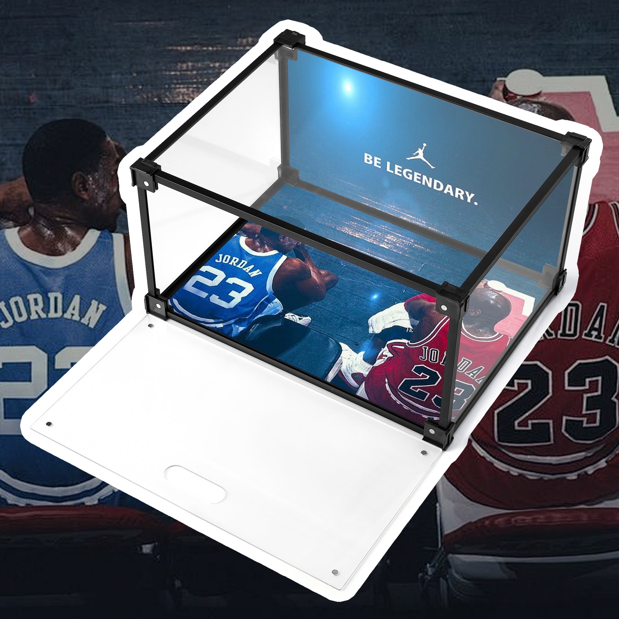 Basketball God Custom Acrylic Shoe Display Box