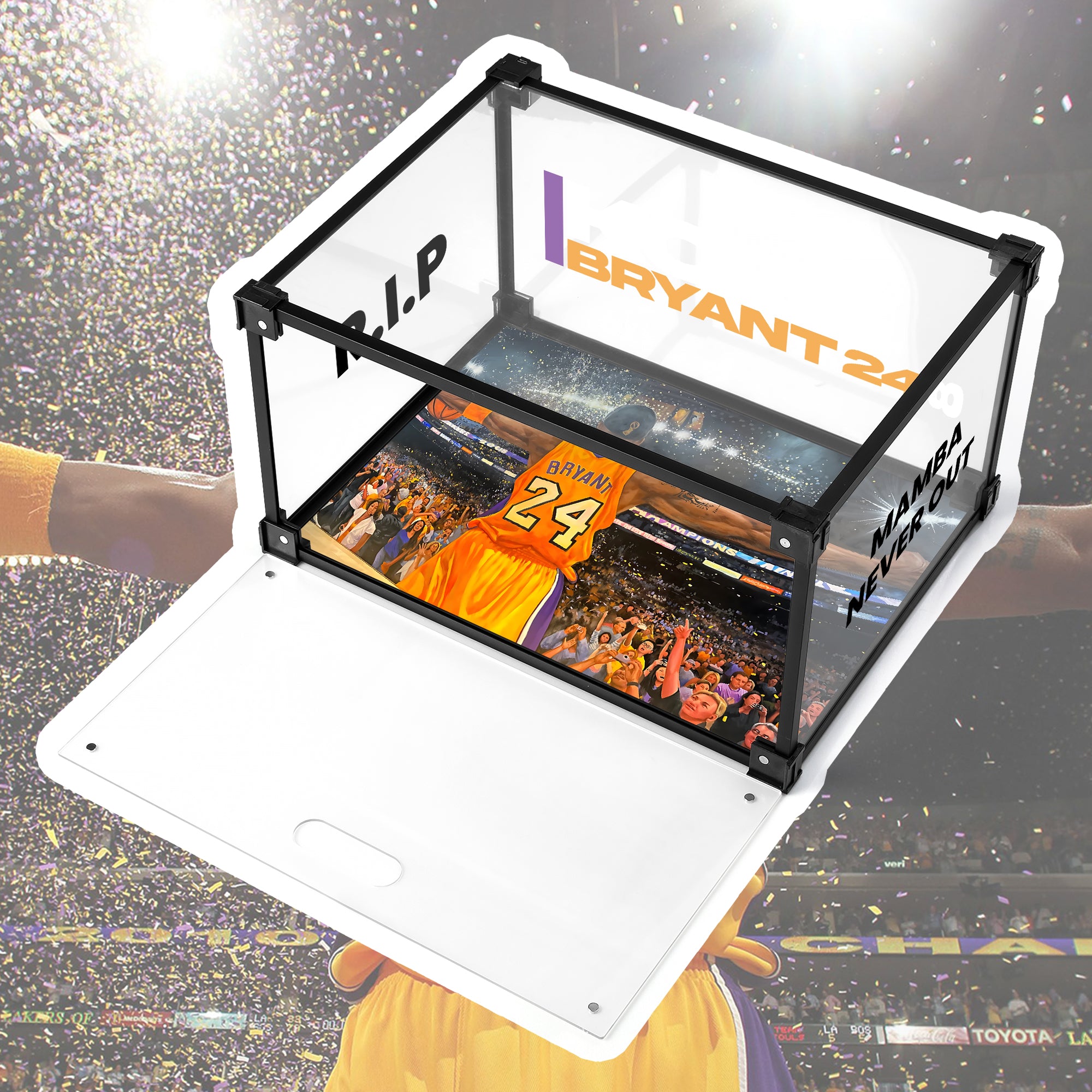 Kobe Bryant Memorial Edition Custom Acrylic Shoe Display Box