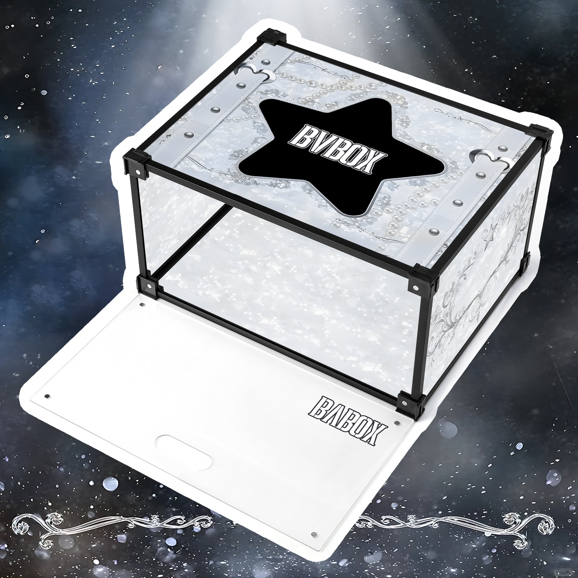BVBOX 2025 Millennium Vault Y2K Custom Acrylic Shoe Display Box