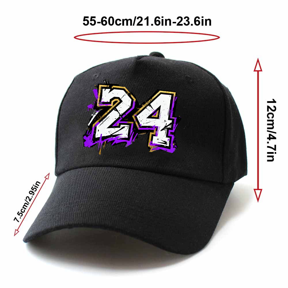No.24 Multi-Colored Baseball Cap