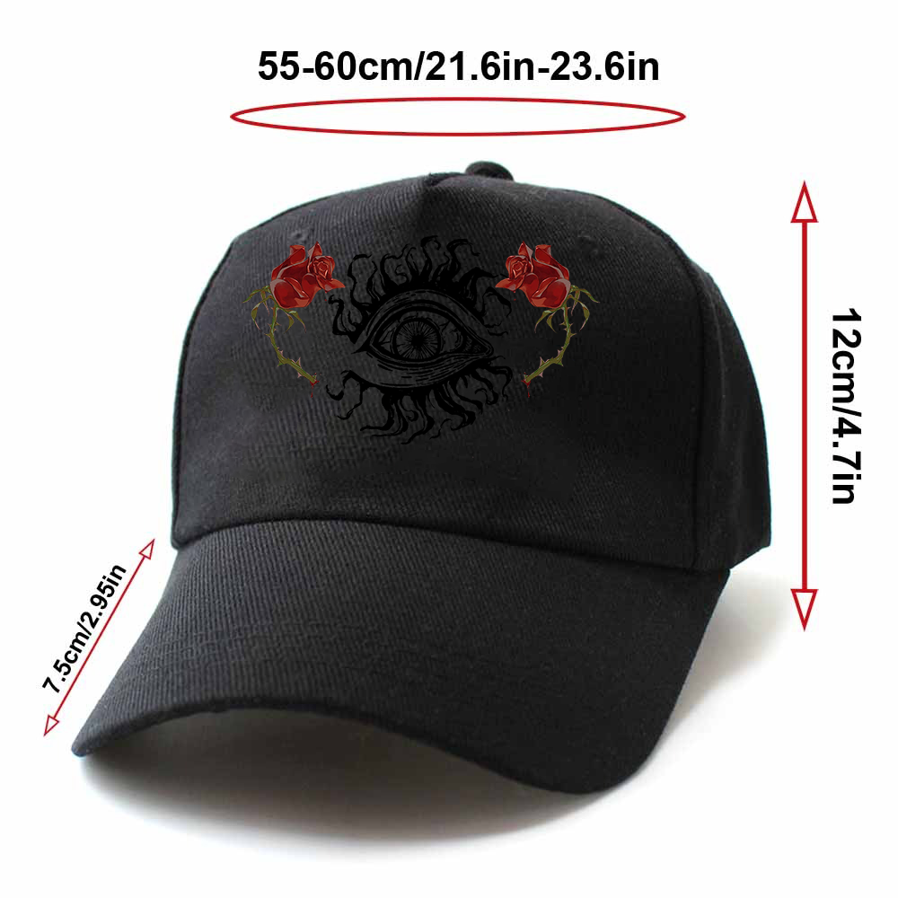Scorching Rose Multi-Colored Baseball Cap