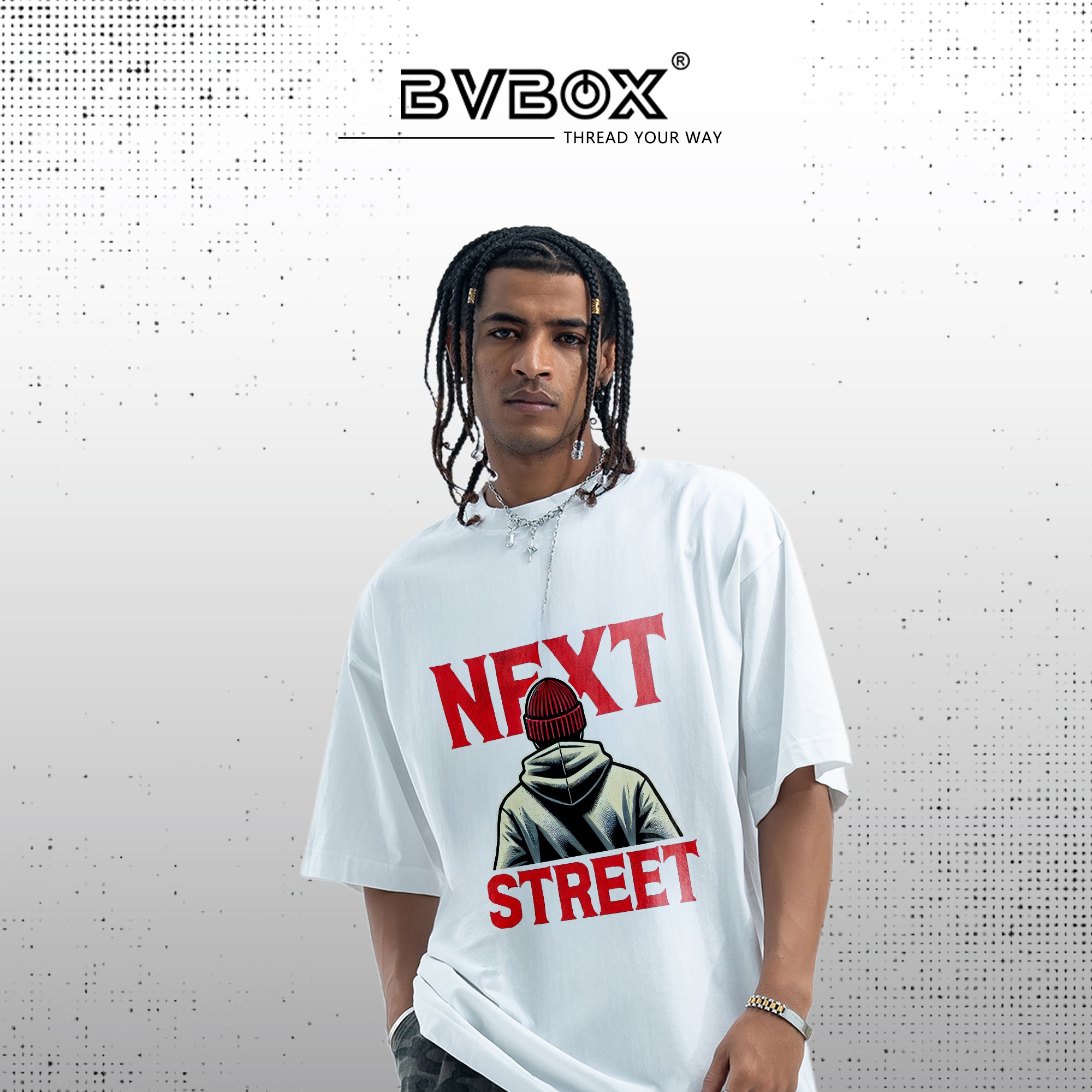 BVBOX NextMove T-Shirt Fashion Loose Cotton Short Sleeves