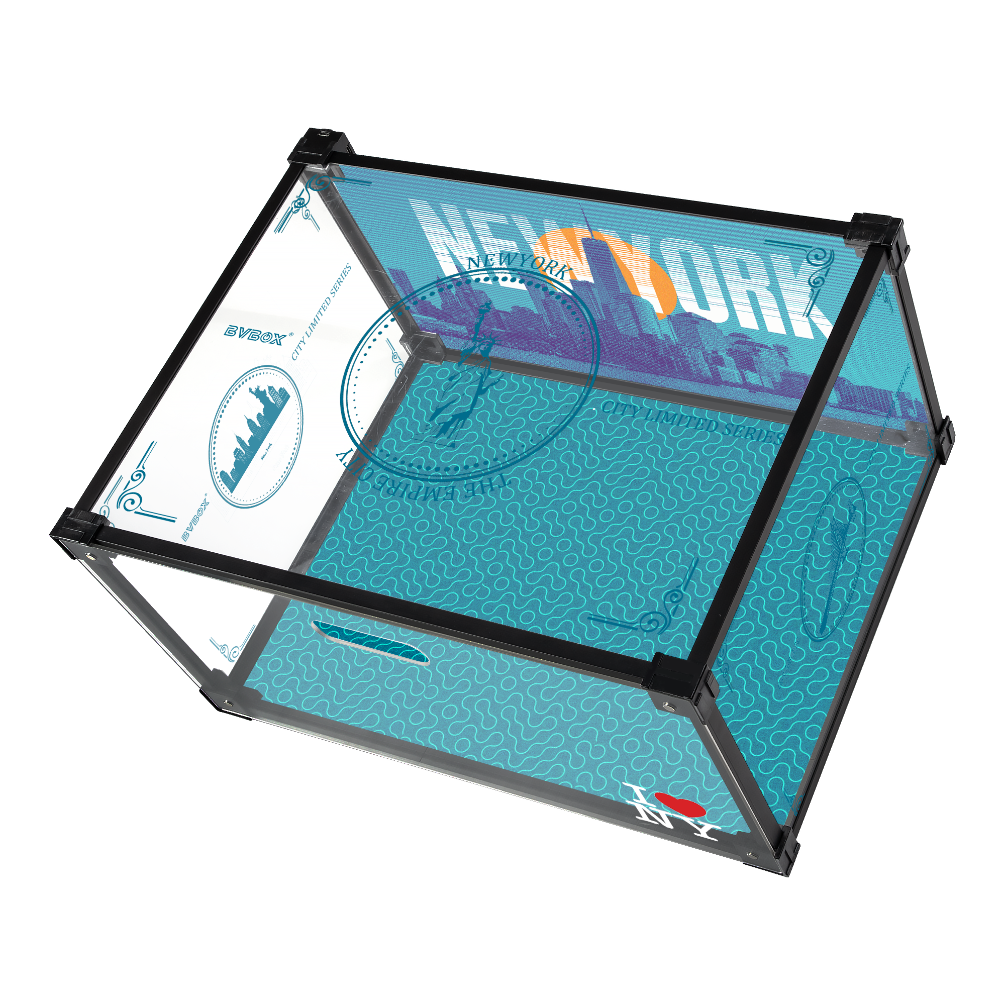 NY City Custom Acrylic Shoe Display Box