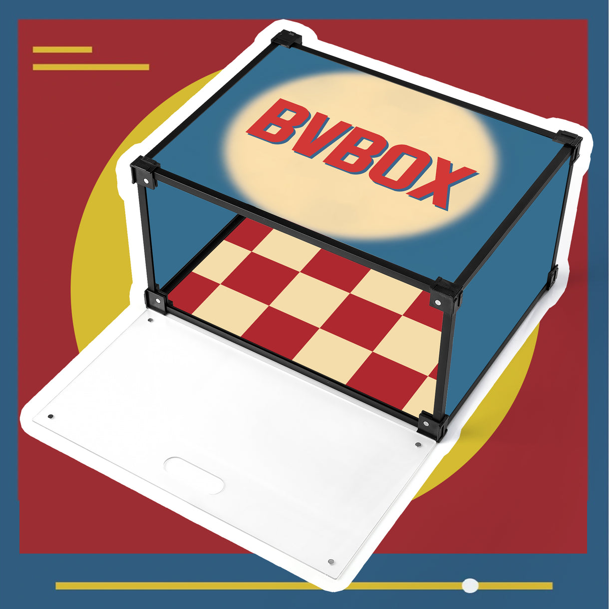 BVBOX 2025 Retro Revival Custom Acrylic Shoe Display Box – BVBOX®